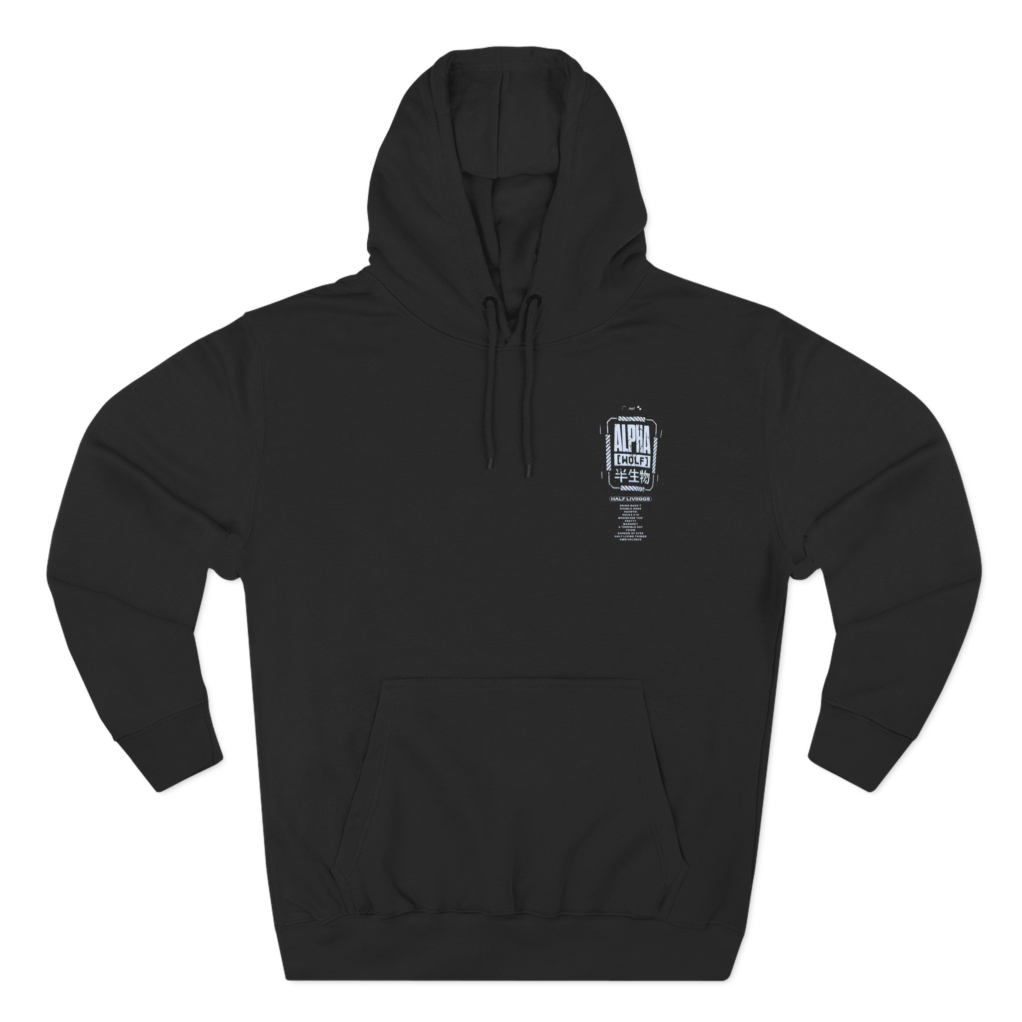 Alpha Wolf Turn It Up Three-Panel Fleece Hoodie