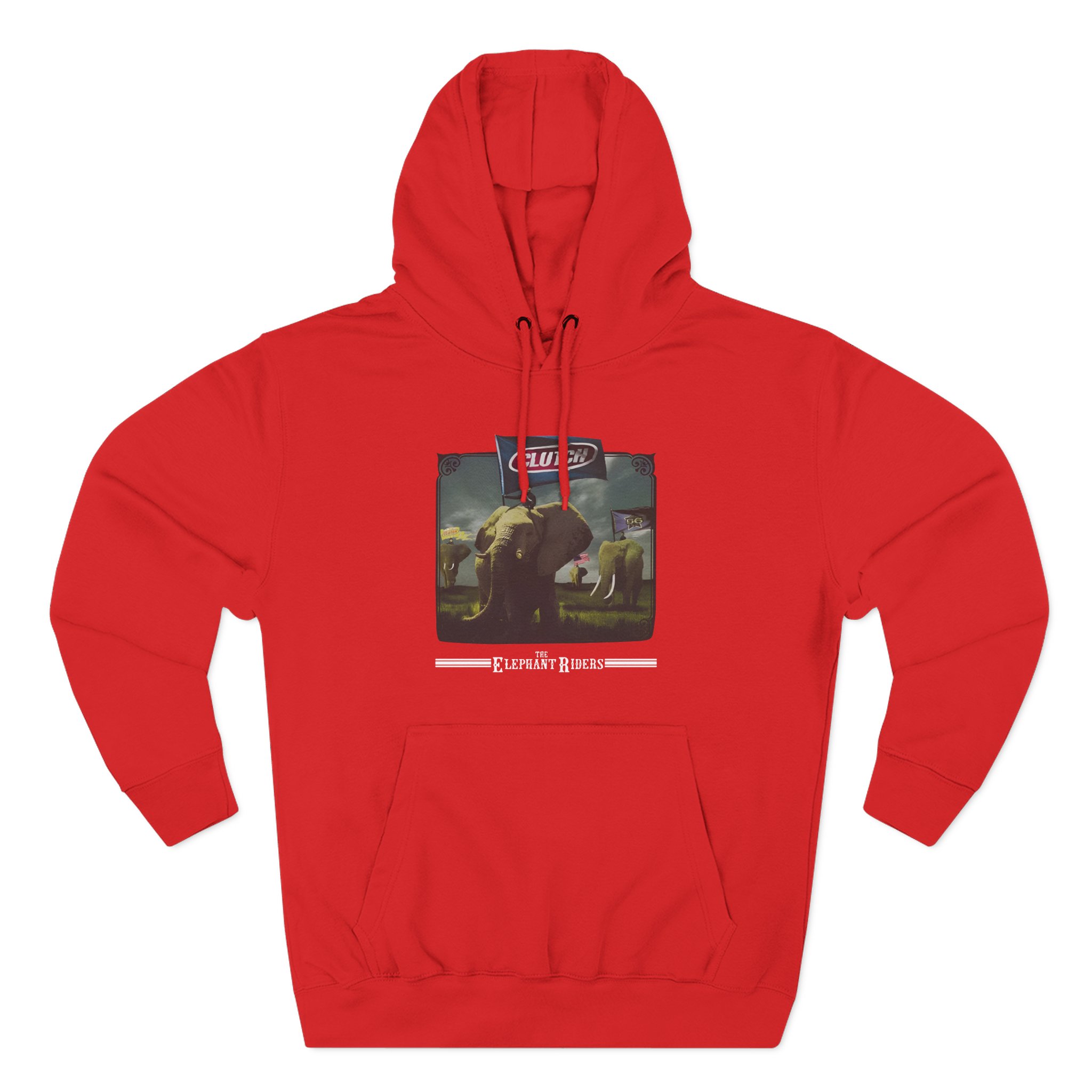 Clutch Elephant Riders Three-Panel Fleece Hoodie - Image 13
