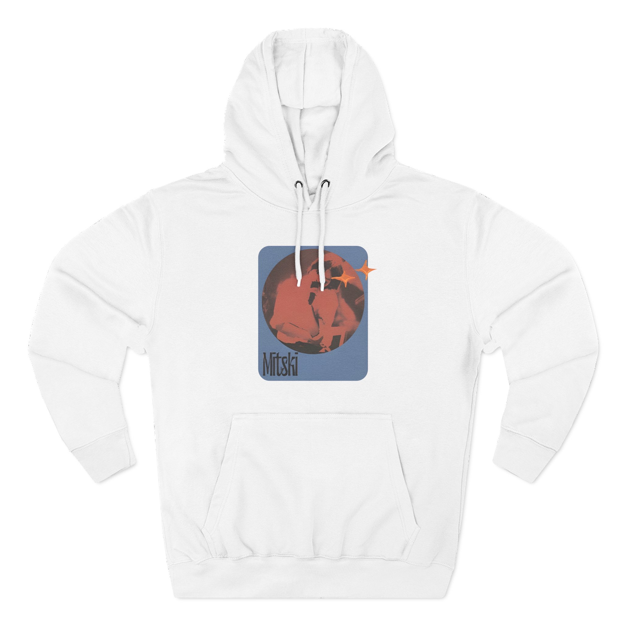 Mitski Stars Retro Three-Panel Fleece Hoodie