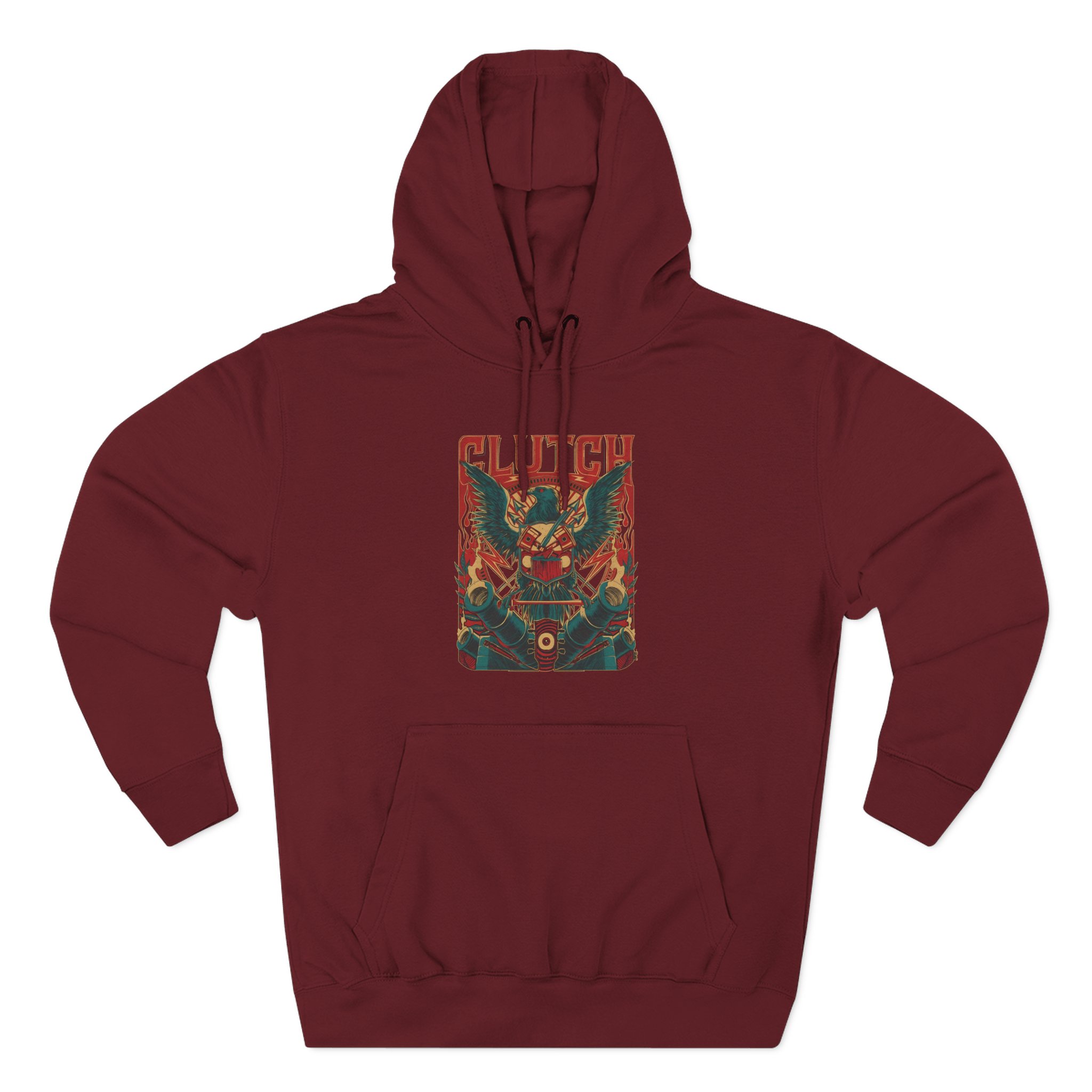 Clutch Eagle Eye Three-Panel Fleece Hoodie - Image 15