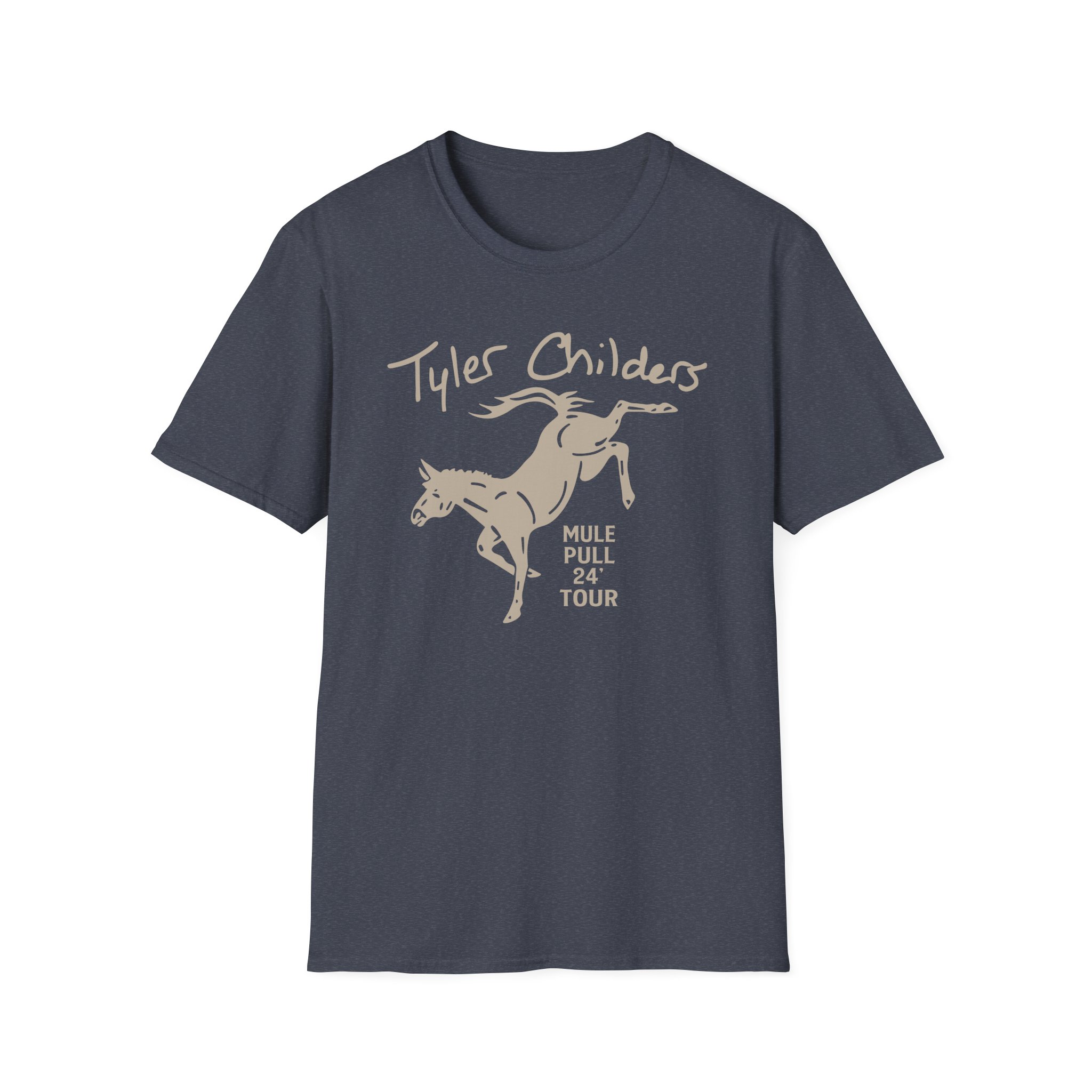 Tyler Childers Green Youth Mule Unisex Softstyle T-Shirt - Image 23