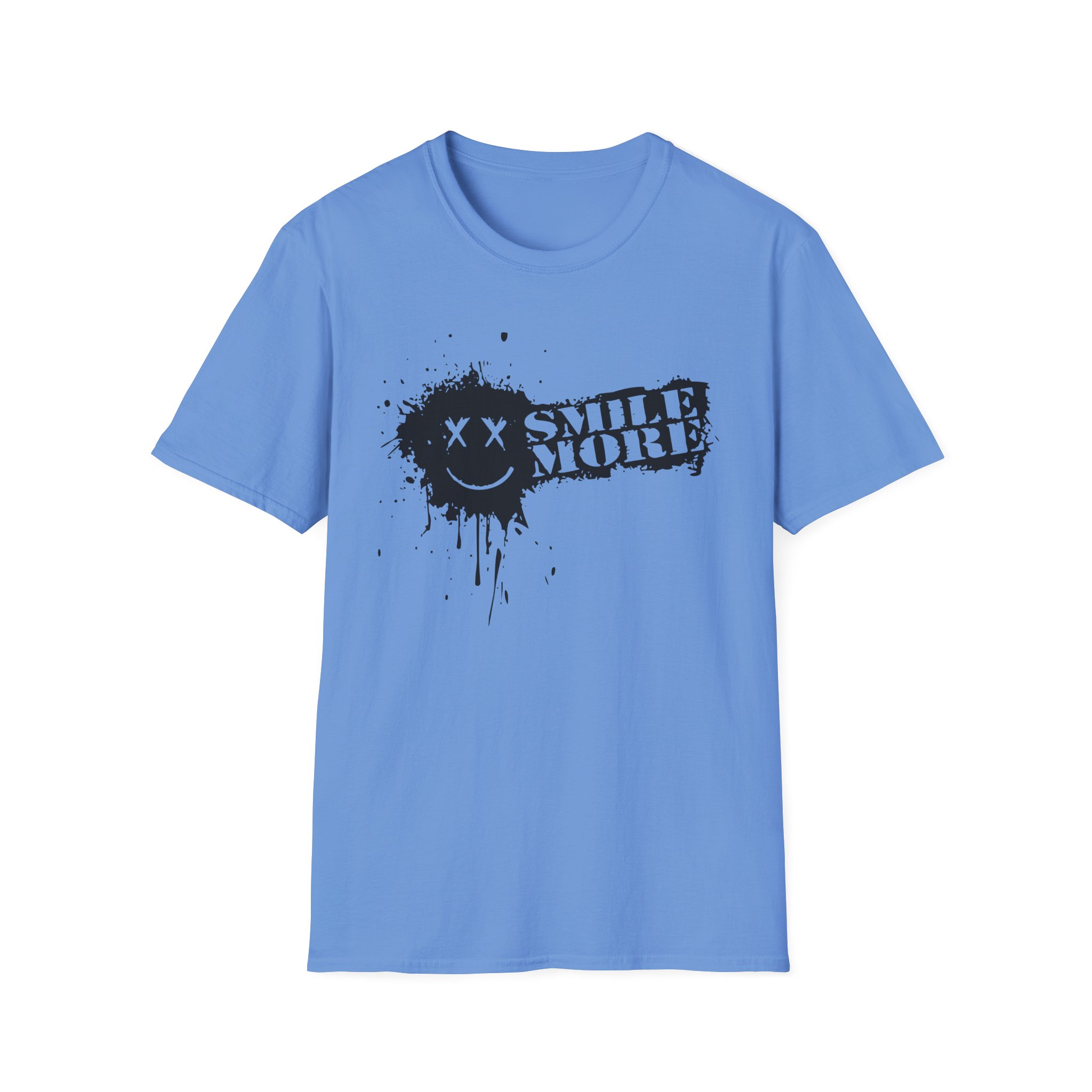 Roman Atwood Smile More Splatter Unisex Softstyle T-Shirt - Image 21