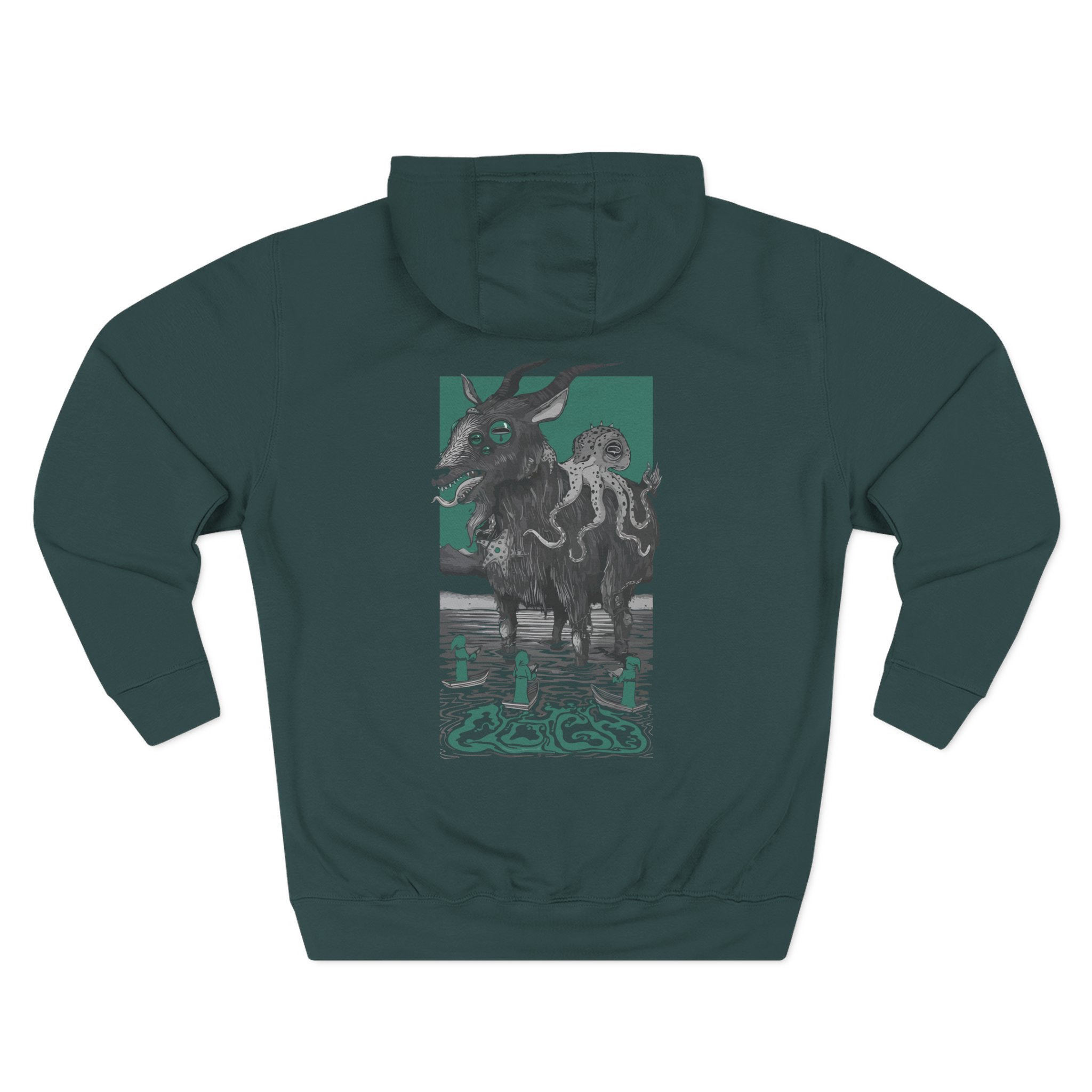 Clutch Mazza Swollen Goat Three-Panel Fleece Hoodie - Image 8