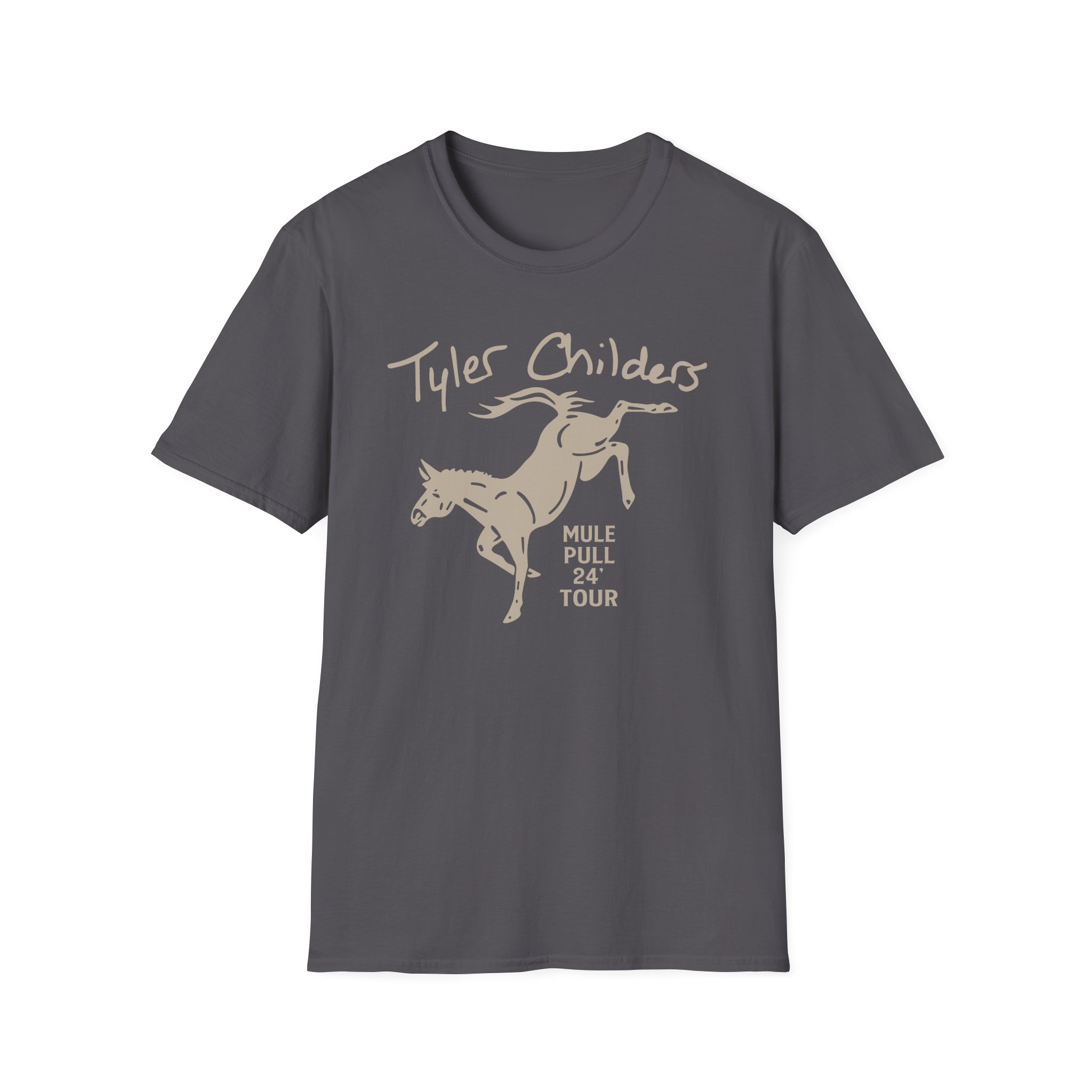Tyler Childers Green Youth Mule Unisex Softstyle T-Shirt - Image 15