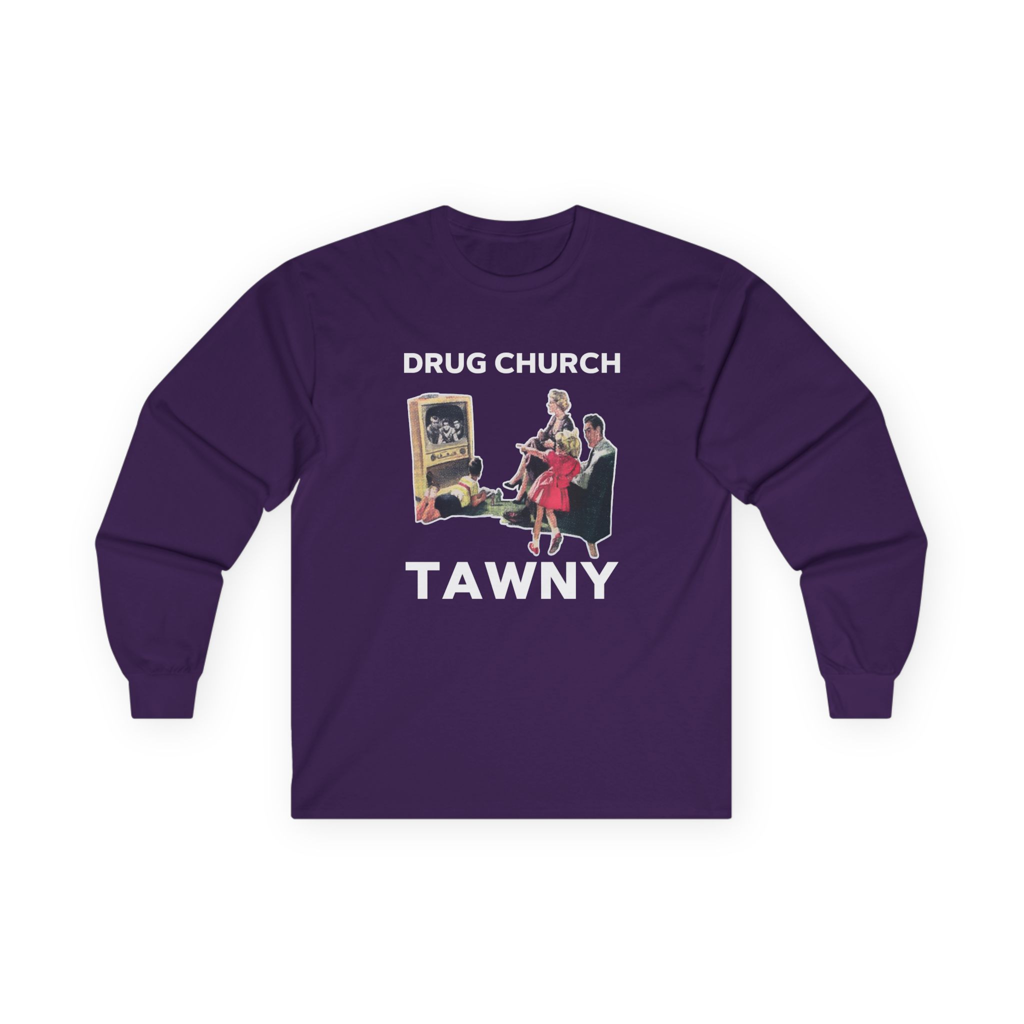 Drug Church TV Unisex Ultra Cotton Long Sleeve Tee - Image 11