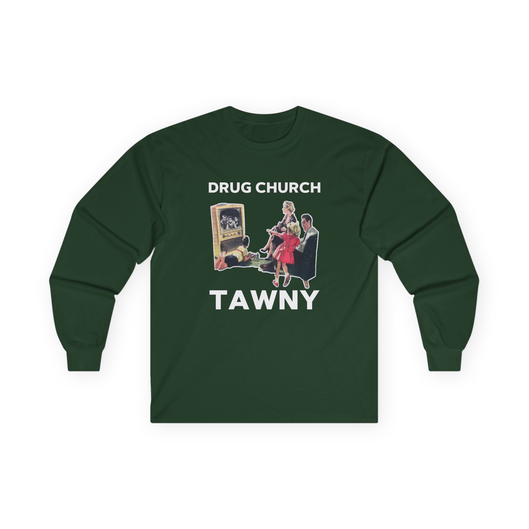 Drug Church TV Unisex Ultra Cotton Long Sleeve Tee - Image 7