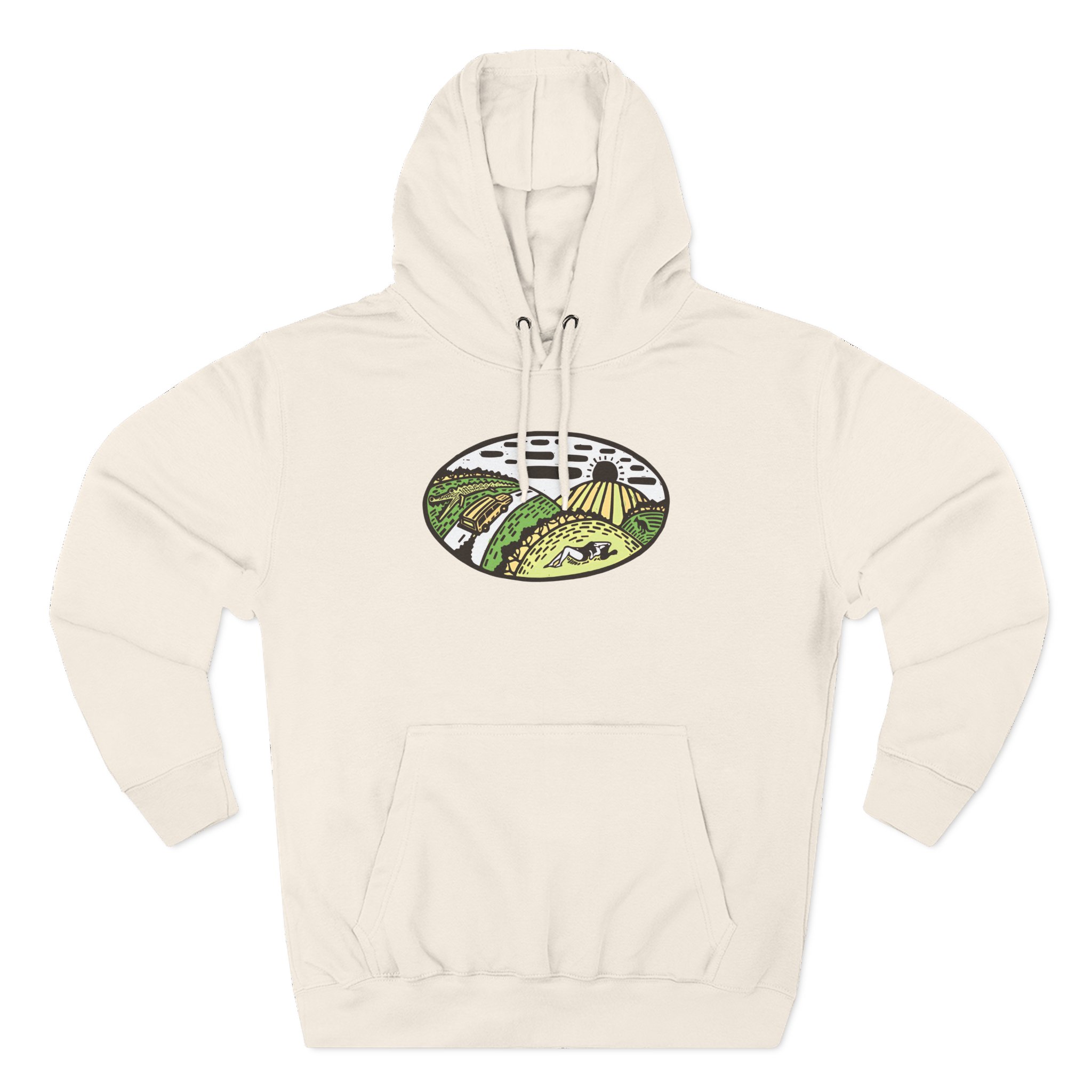 Lime Cordiale EOTST Album Art Three-Panel Fleece Hoodie - Image 5