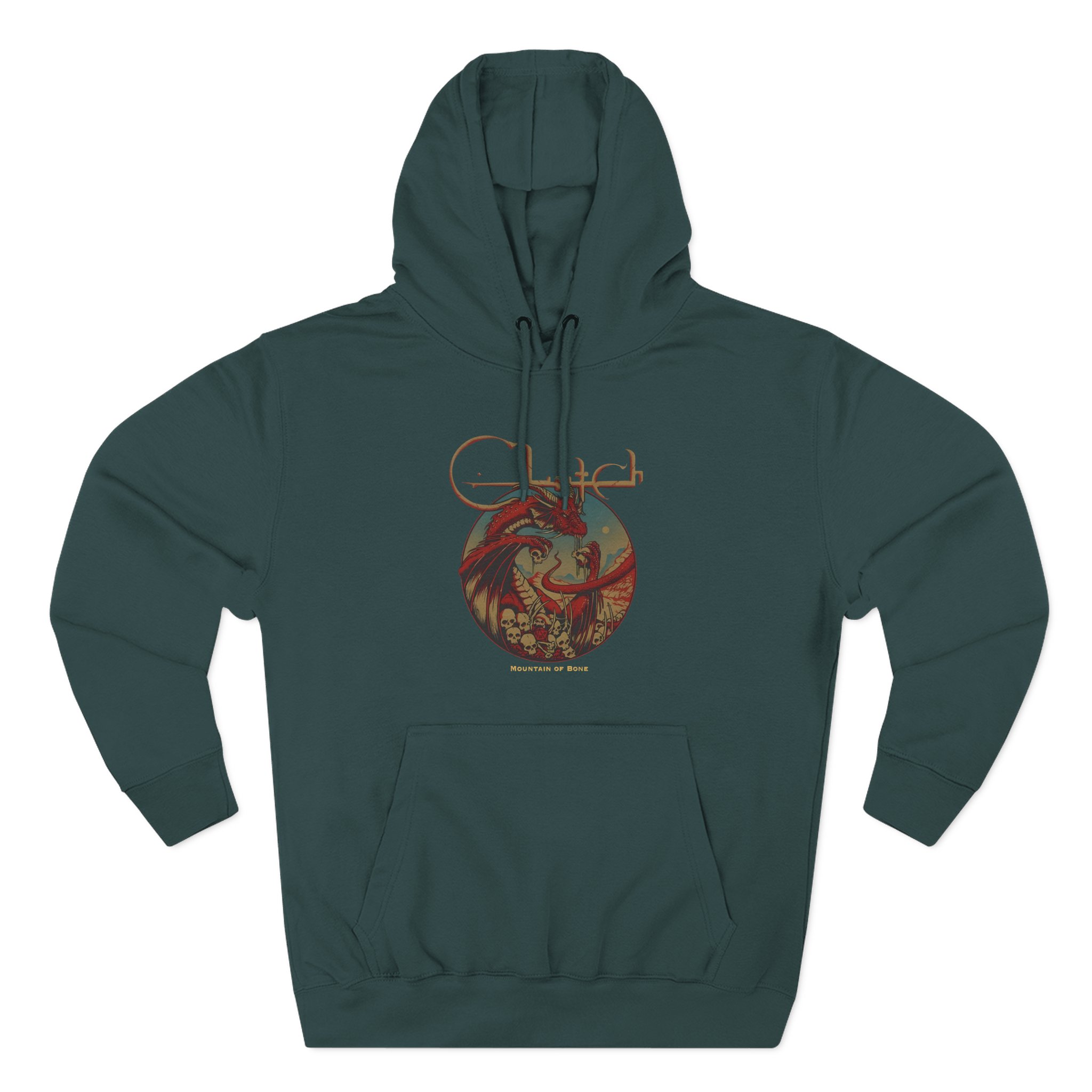 Clutch Mountain Of Bone Three-Panel Fleece Hoodie - Image 9
