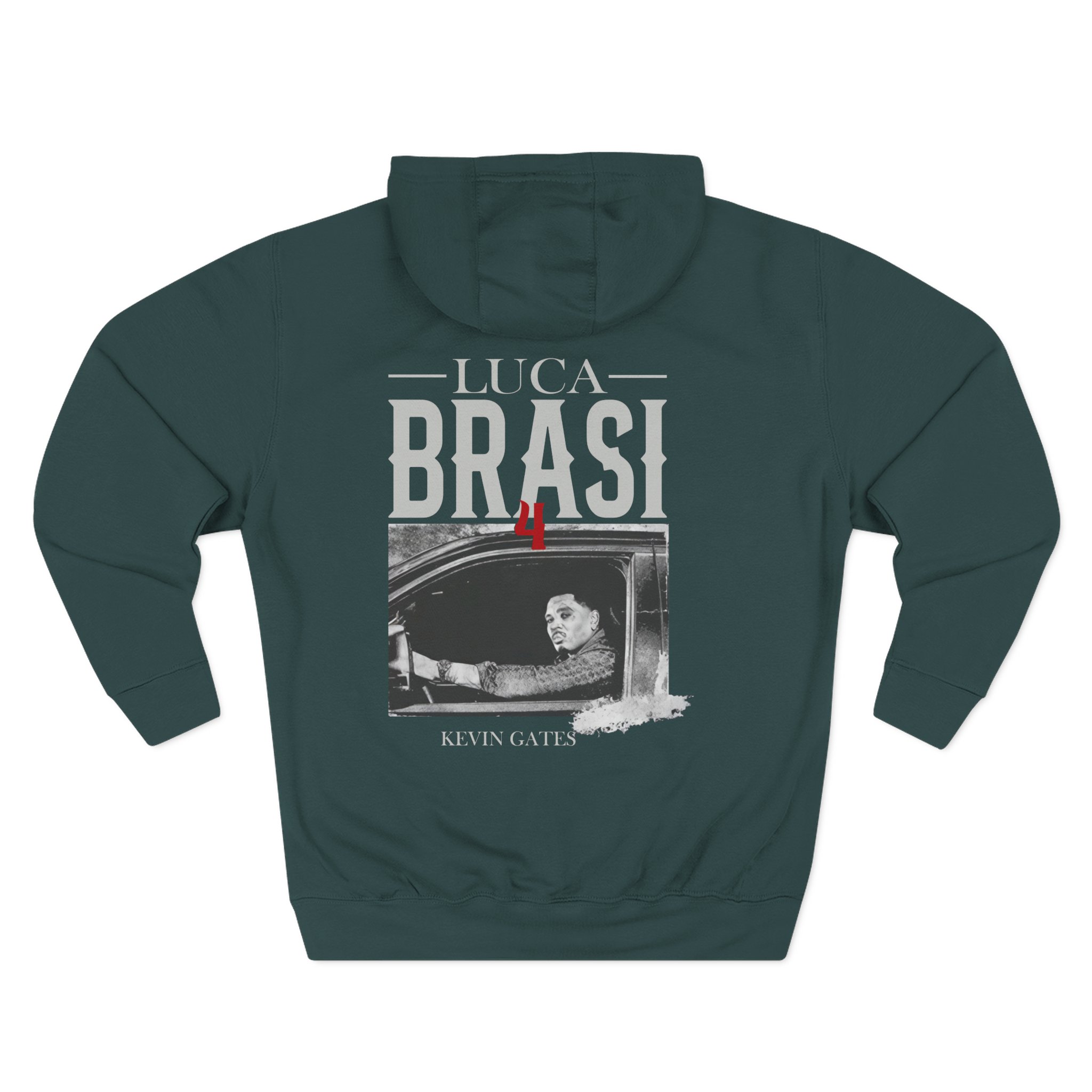 Kevin Gates Luca Brasi Three-Panel Fleece Hoodie - Image 6