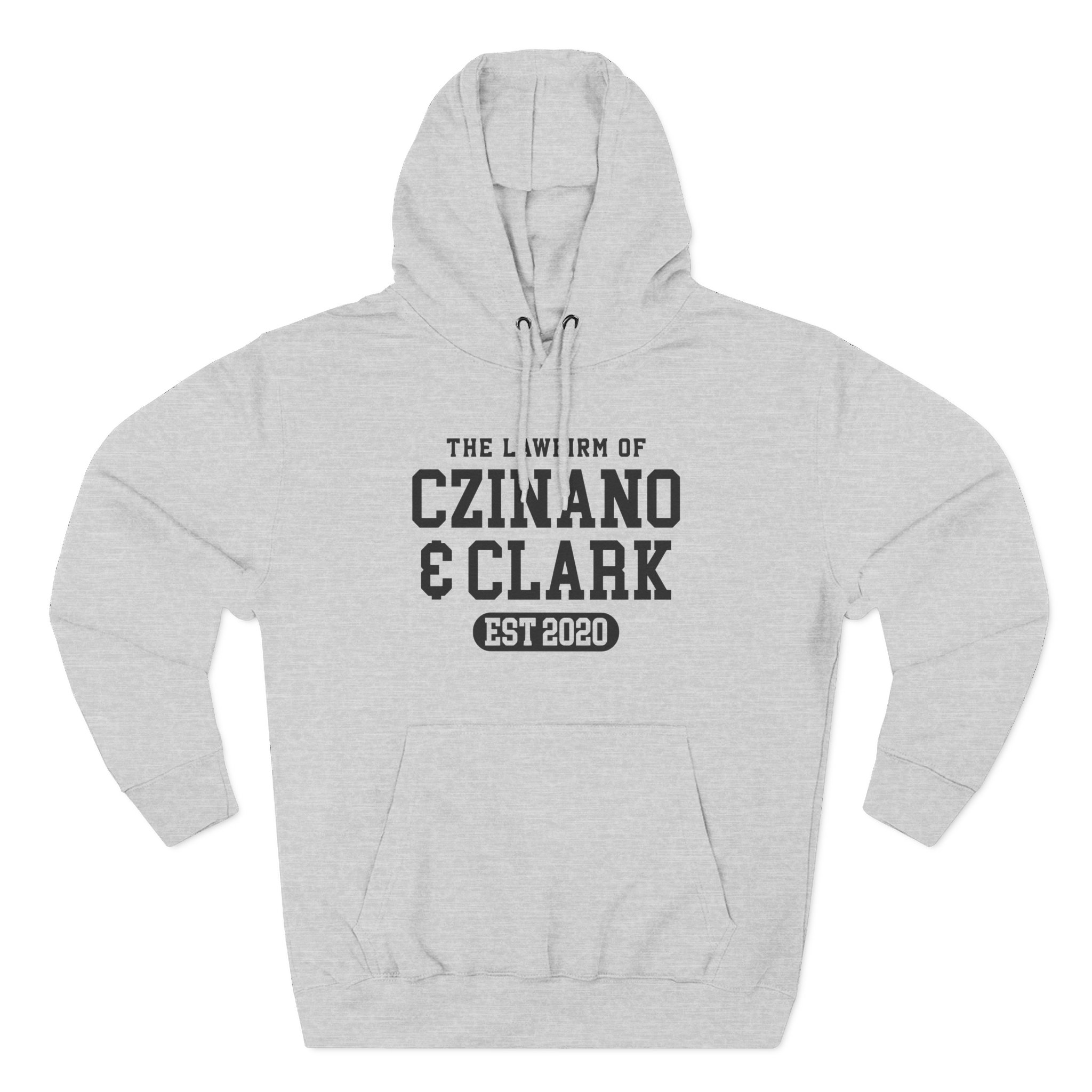Caitlin Clark The law firm of Czinano & Clark Three-Panel Fleece Hoodie - Image 3