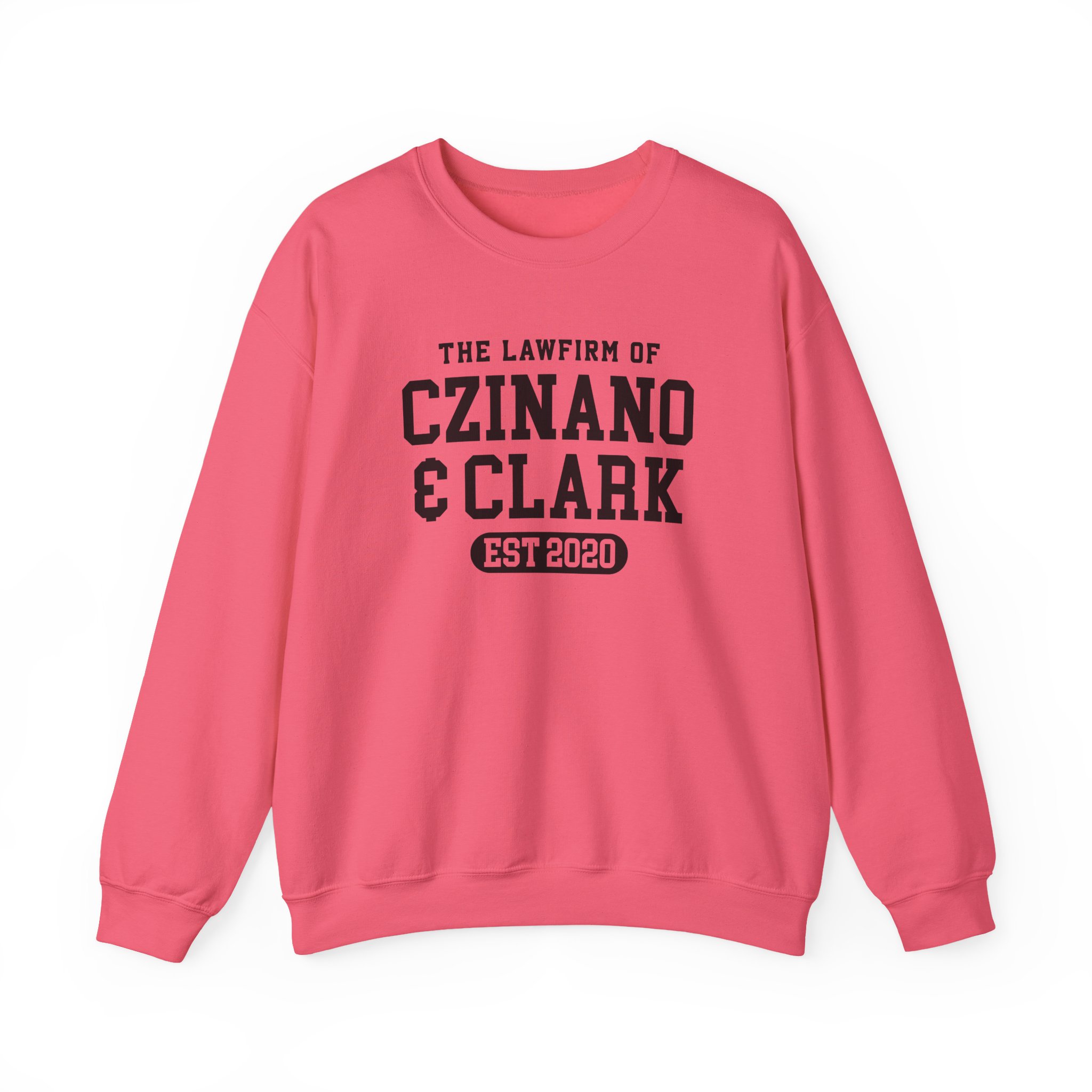 Caitlin Clark The law firm of Czinano & Clark Unisex Heavy Blend™ Crewneck Sweatshirt - Image 13