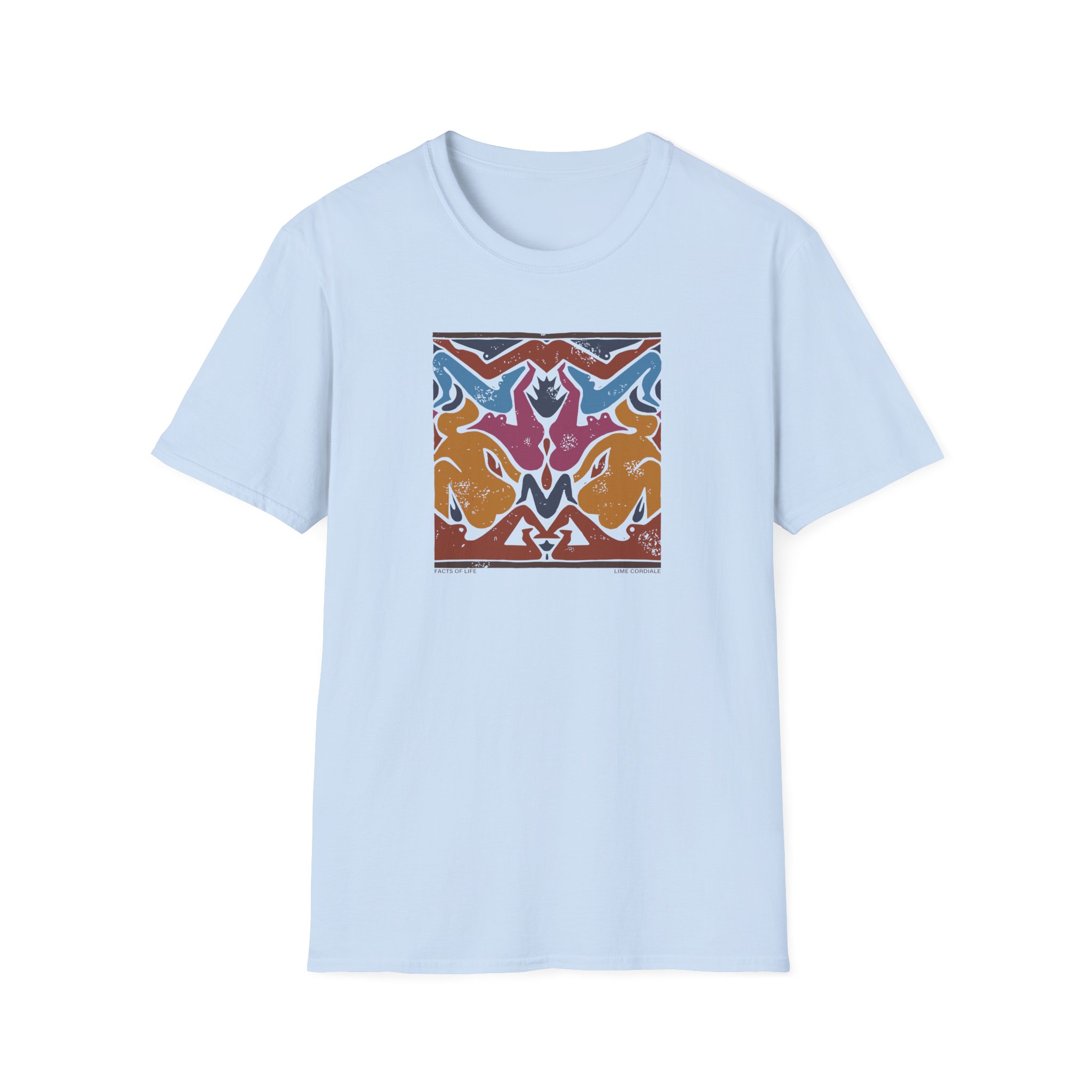 Lime Cordiale Facts of Life Unisex Softstyle T-Shirt - Image 9