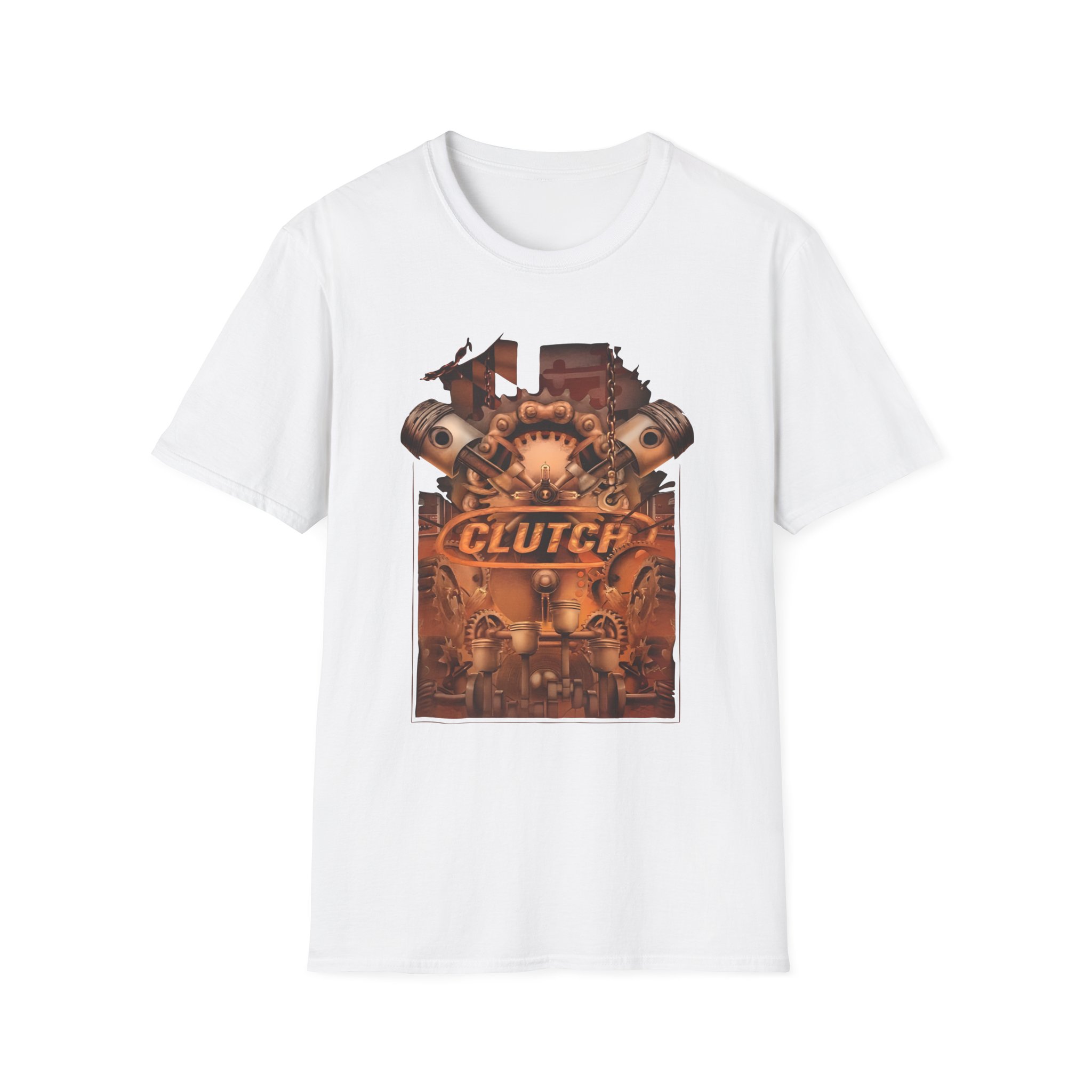 Clutch Doom Saloon Unisex Softstyle T-Shirt - Image 3