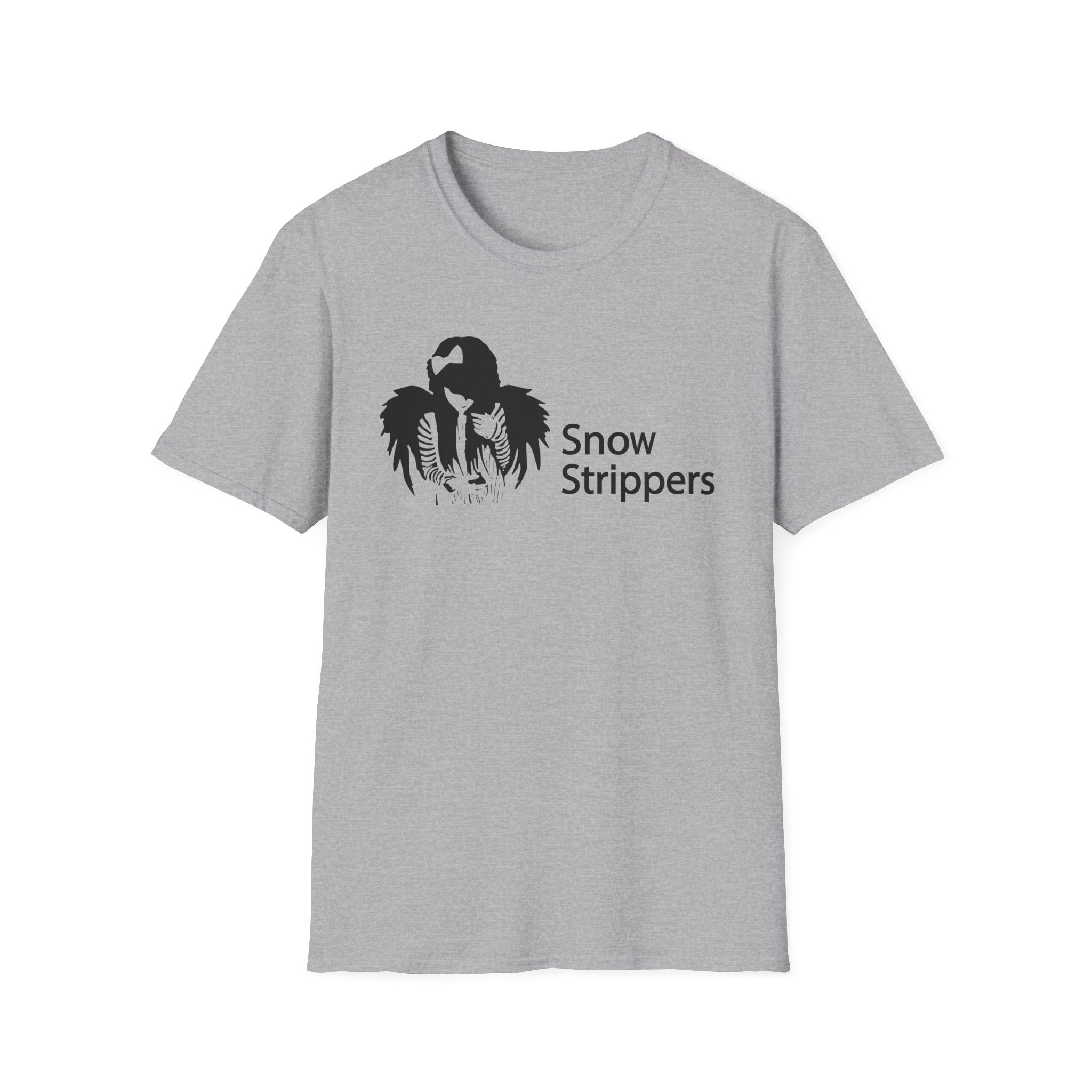 Snow Strippers Unisex Softstyle T-Shirt - Image 9
