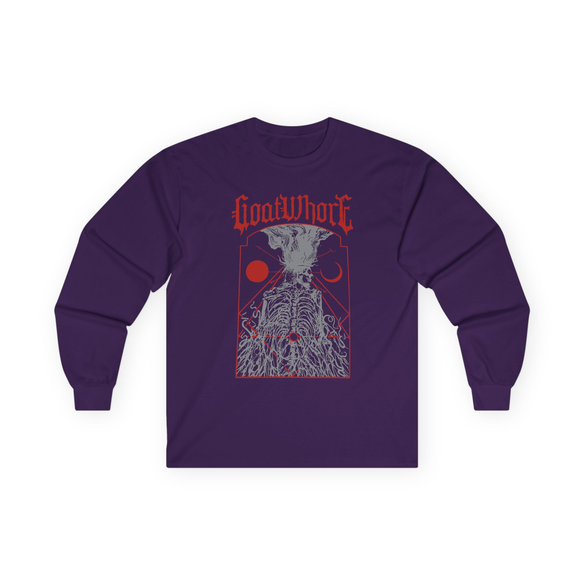 Goatwhore Red Fire Unisex Ultra Cotton Long Sleeve Tee - Image 7