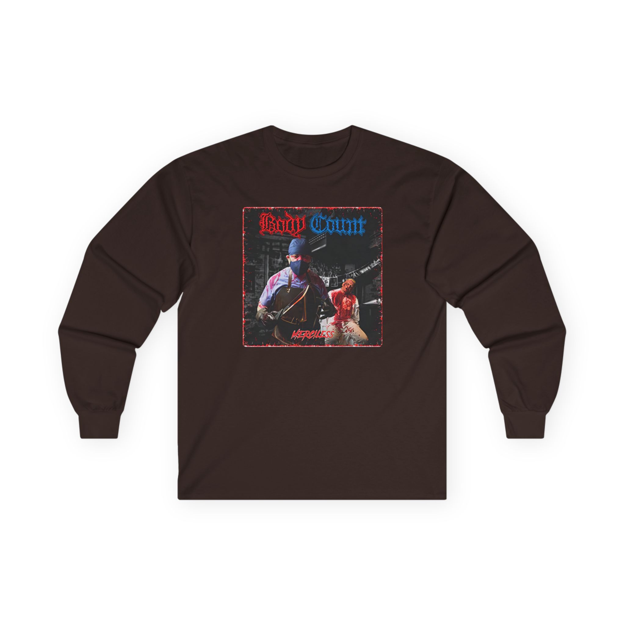 Body Count Merciless Album Unisex Ultra Cotton Long Sleeve Tee - Image 7