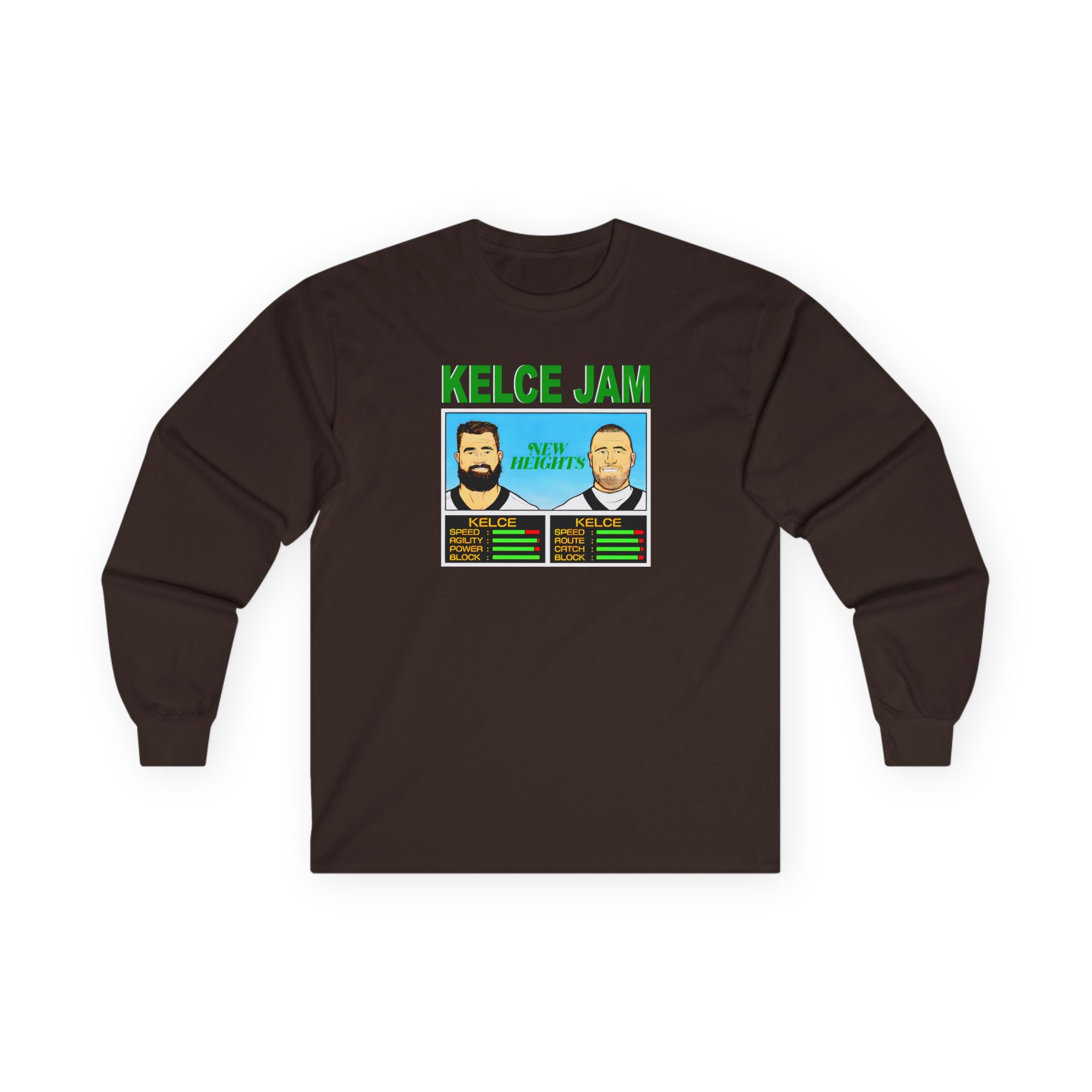 New Heights Kelce Jam Jason And Travis Unisex Ultra Cotton Long Sleeve Tee - Image 11