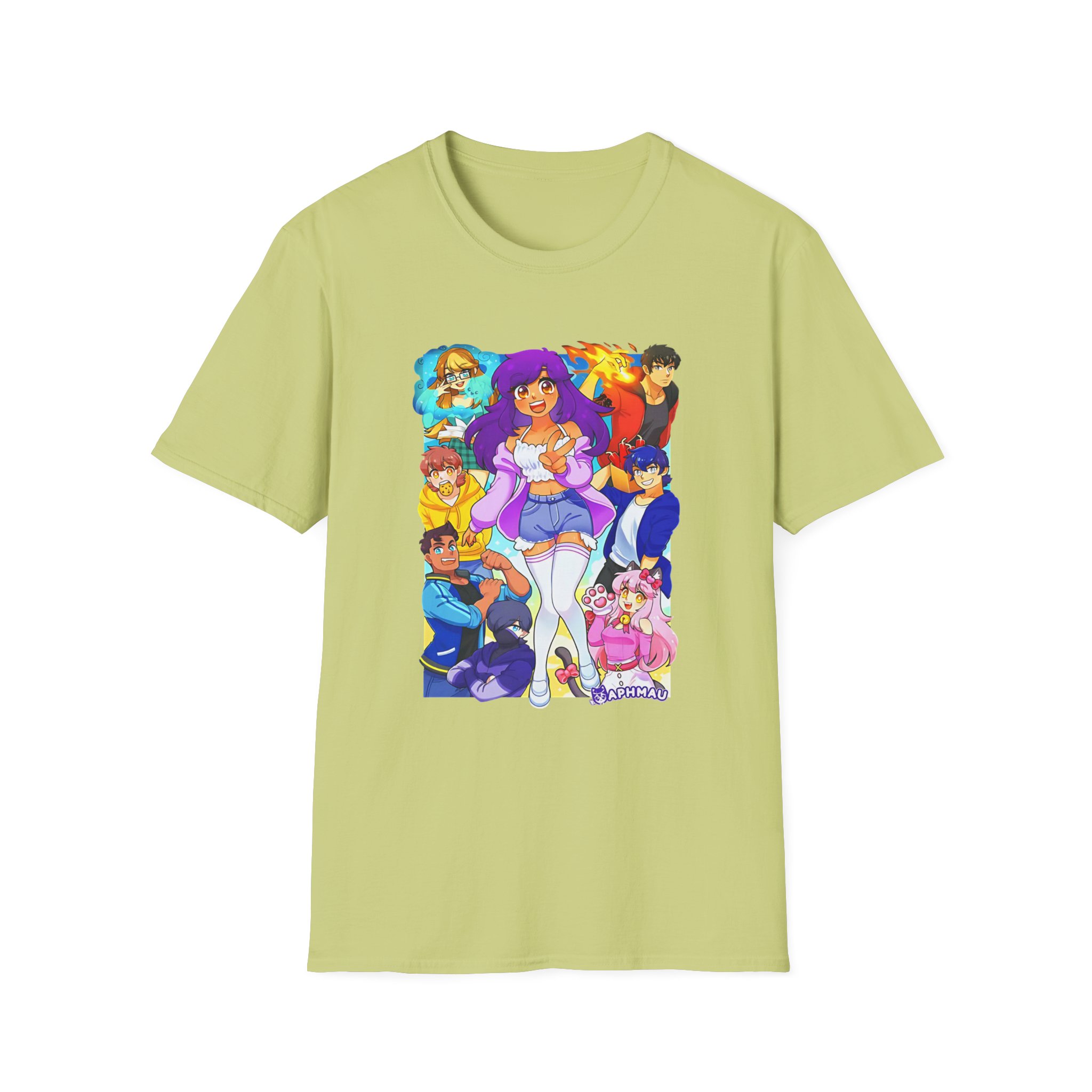 Aphmau & Friends Unisex Softstyle T-Shirt - Image 11