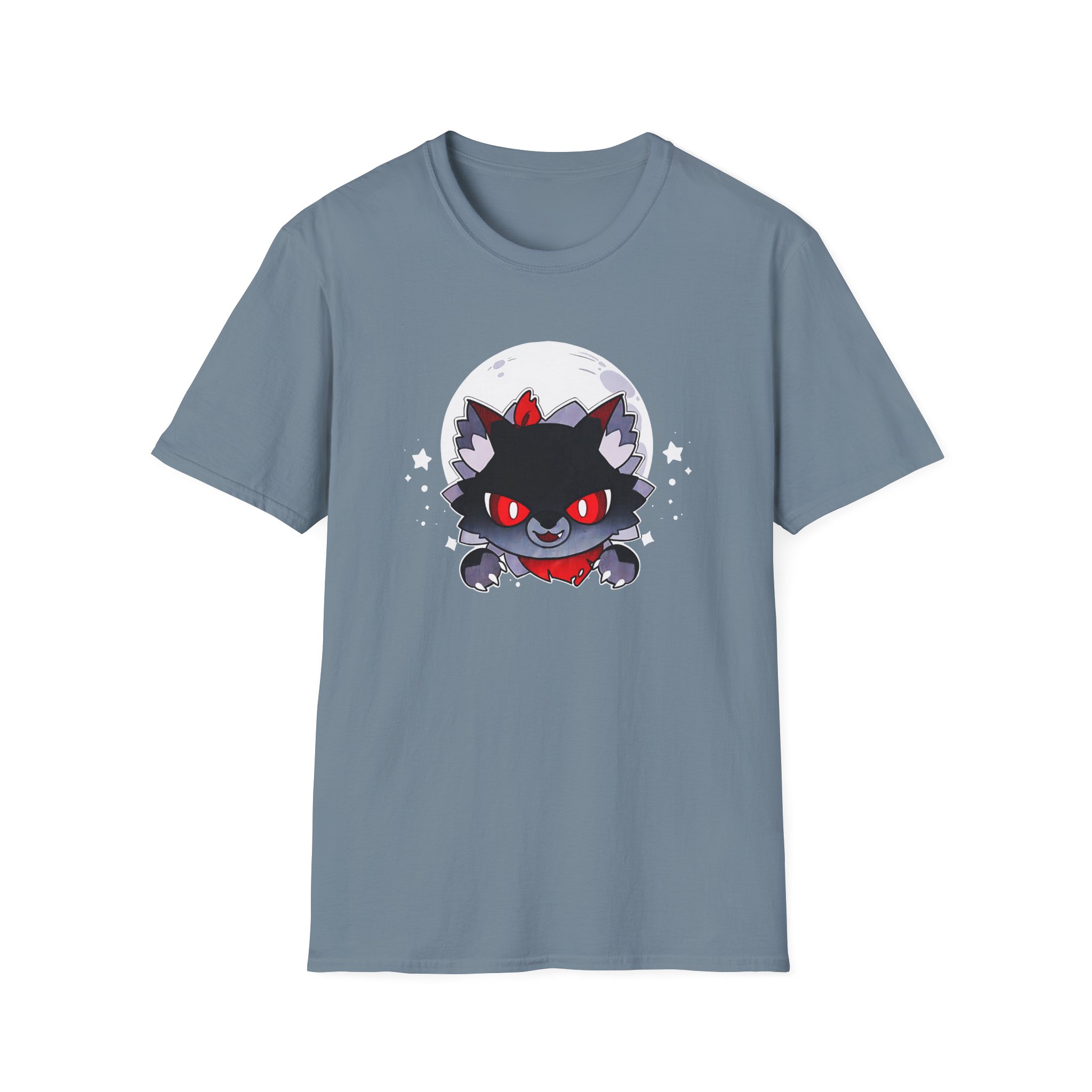 Aphmau Werewolf Cat Unisex Softstyle T-Shirt - Image 9