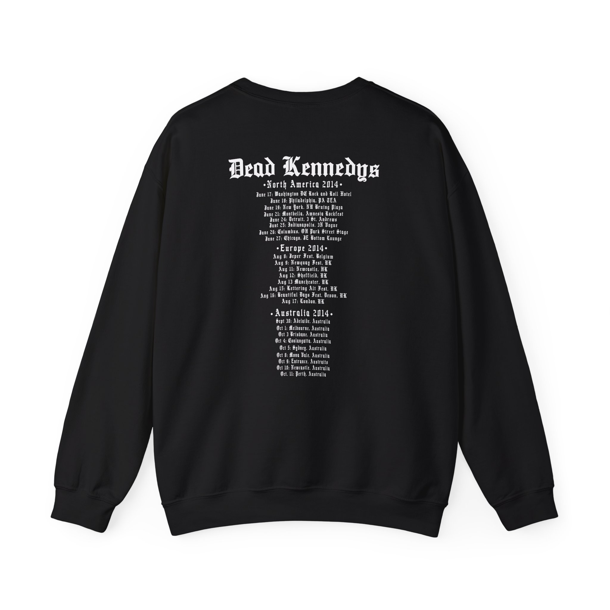 Dead Kennedys - Logo Tour 2014 Unisex Heavy Blend™ Crewneck Sweatshirt - Image 2