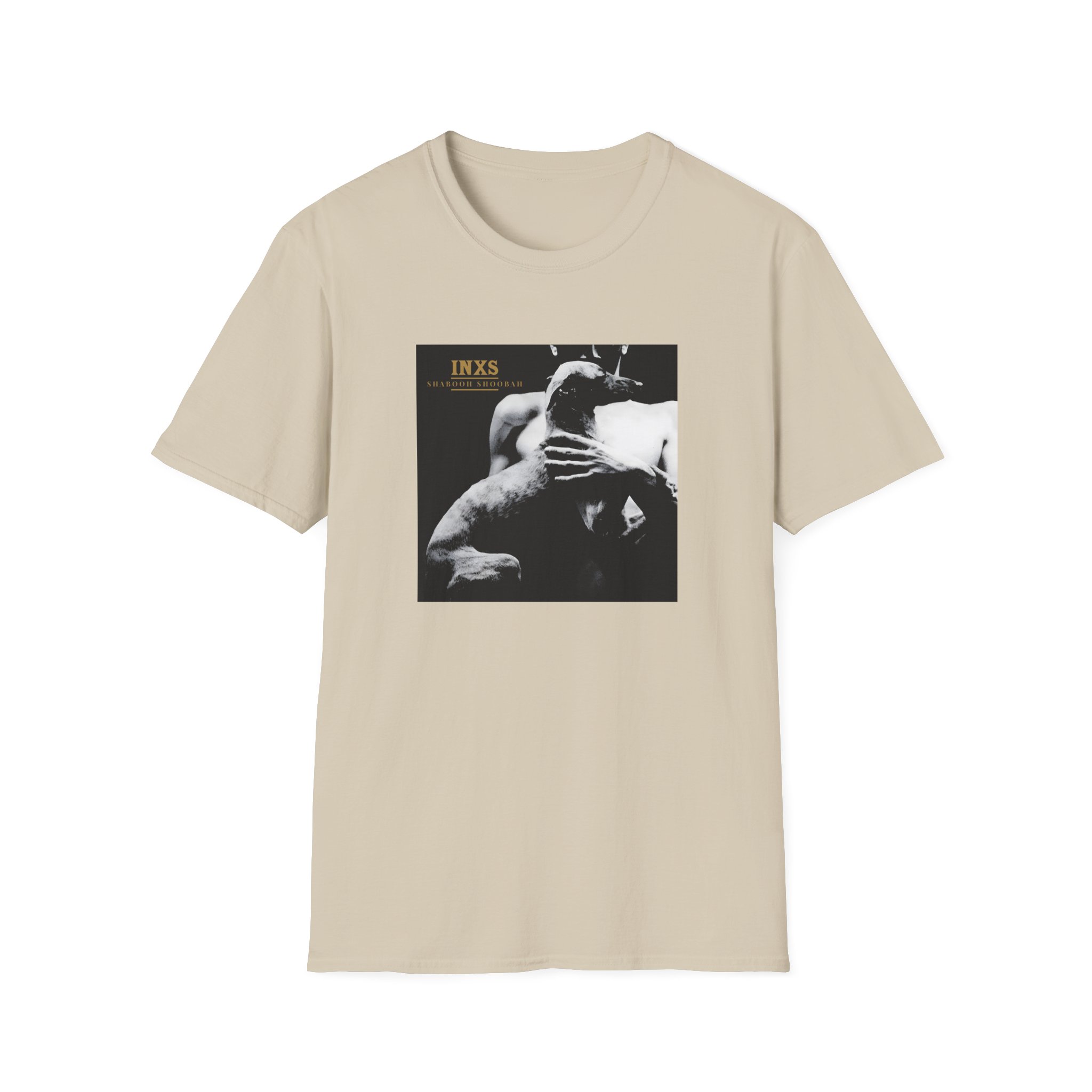 Inxs Shabooh Shoobah 40th Anniversary Unisex Softstyle T-Shirt - Image 3
