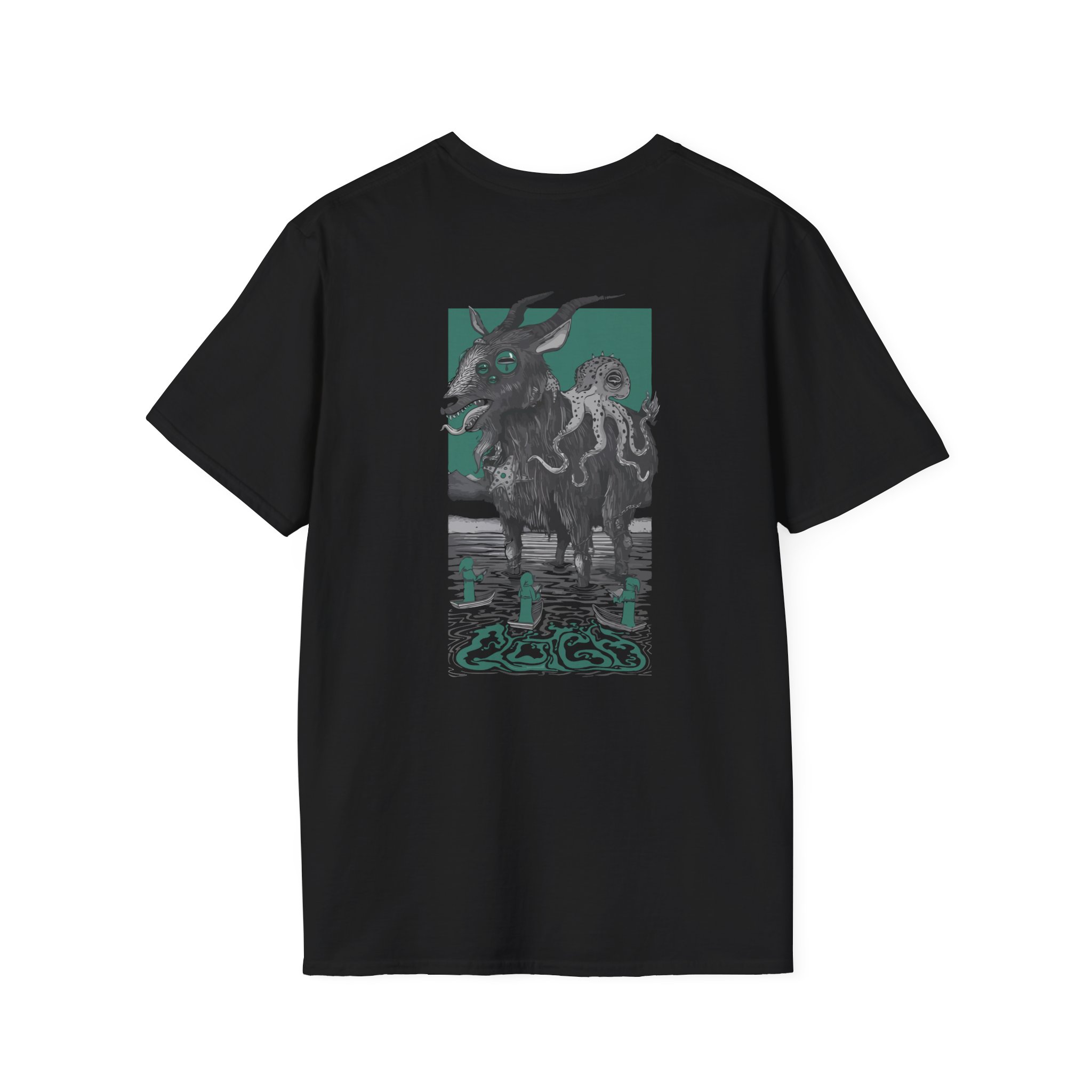 Clutch Mazza Swollen Goat Unisex Softstyle T-Shirt - Image 2