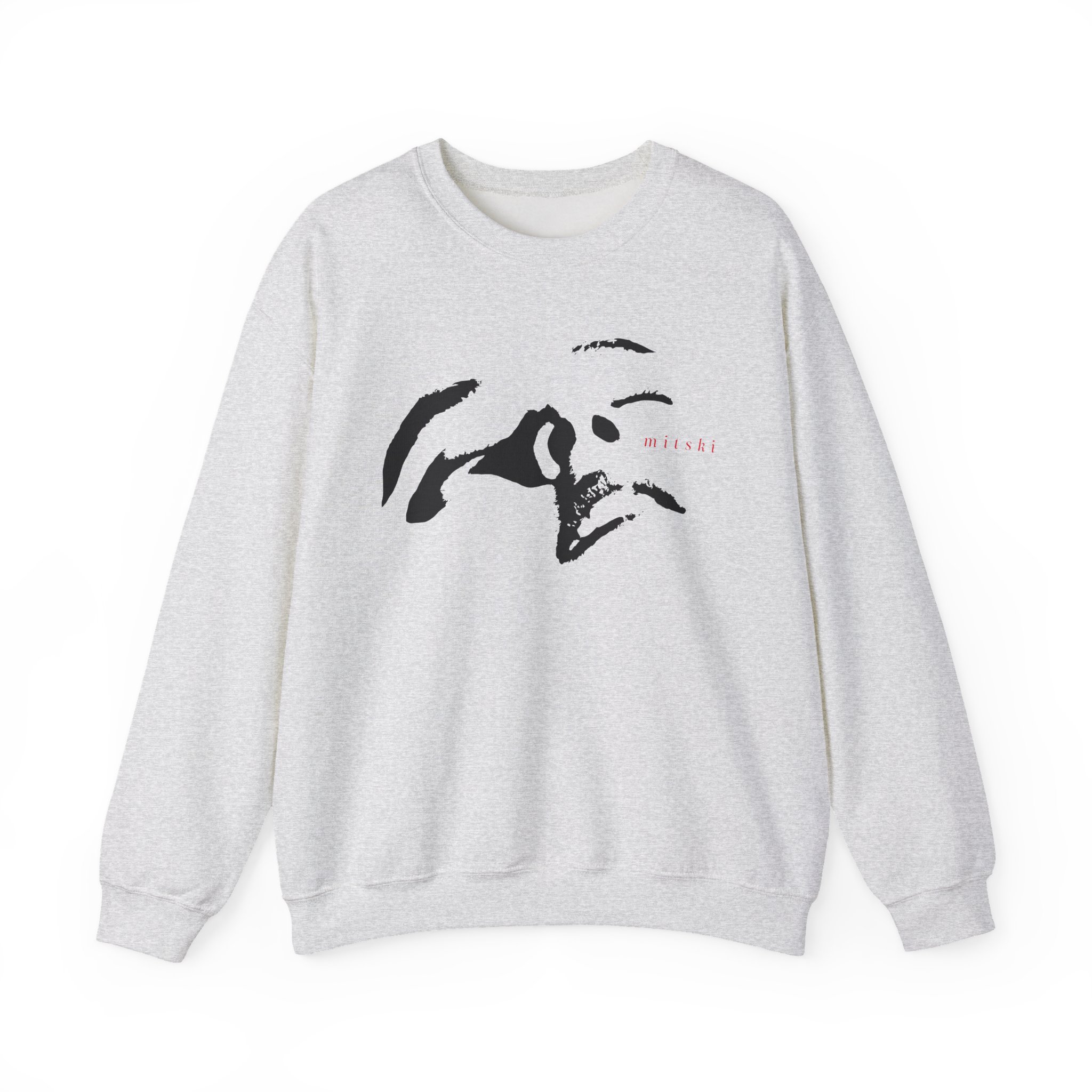 Mitski Flower Logo Unisex Heavy Blend™ Crewneck Sweatshirt - Image 3