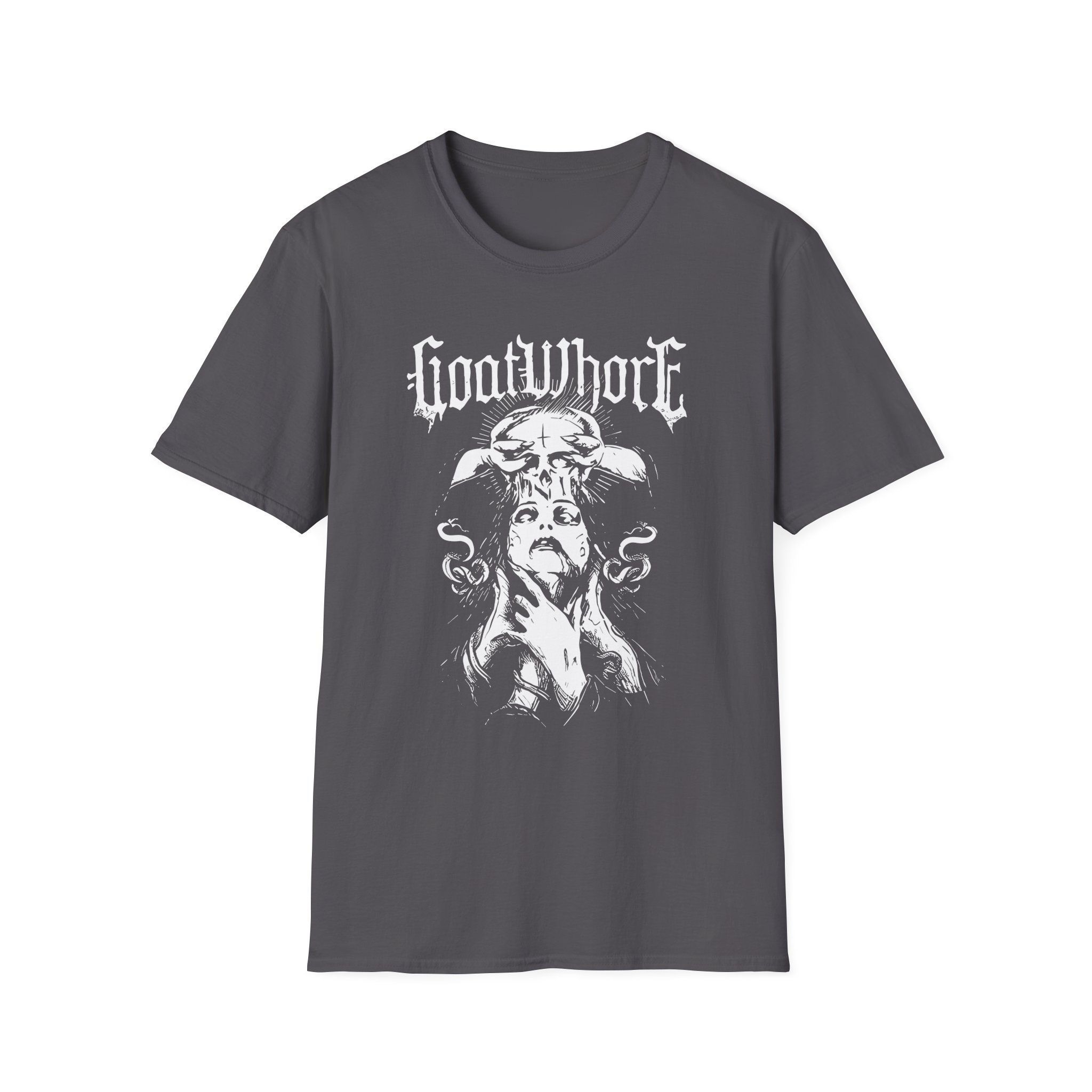 Goatwhore Satan's Flesh Unisex Softstyle T-Shirt - Image 9
