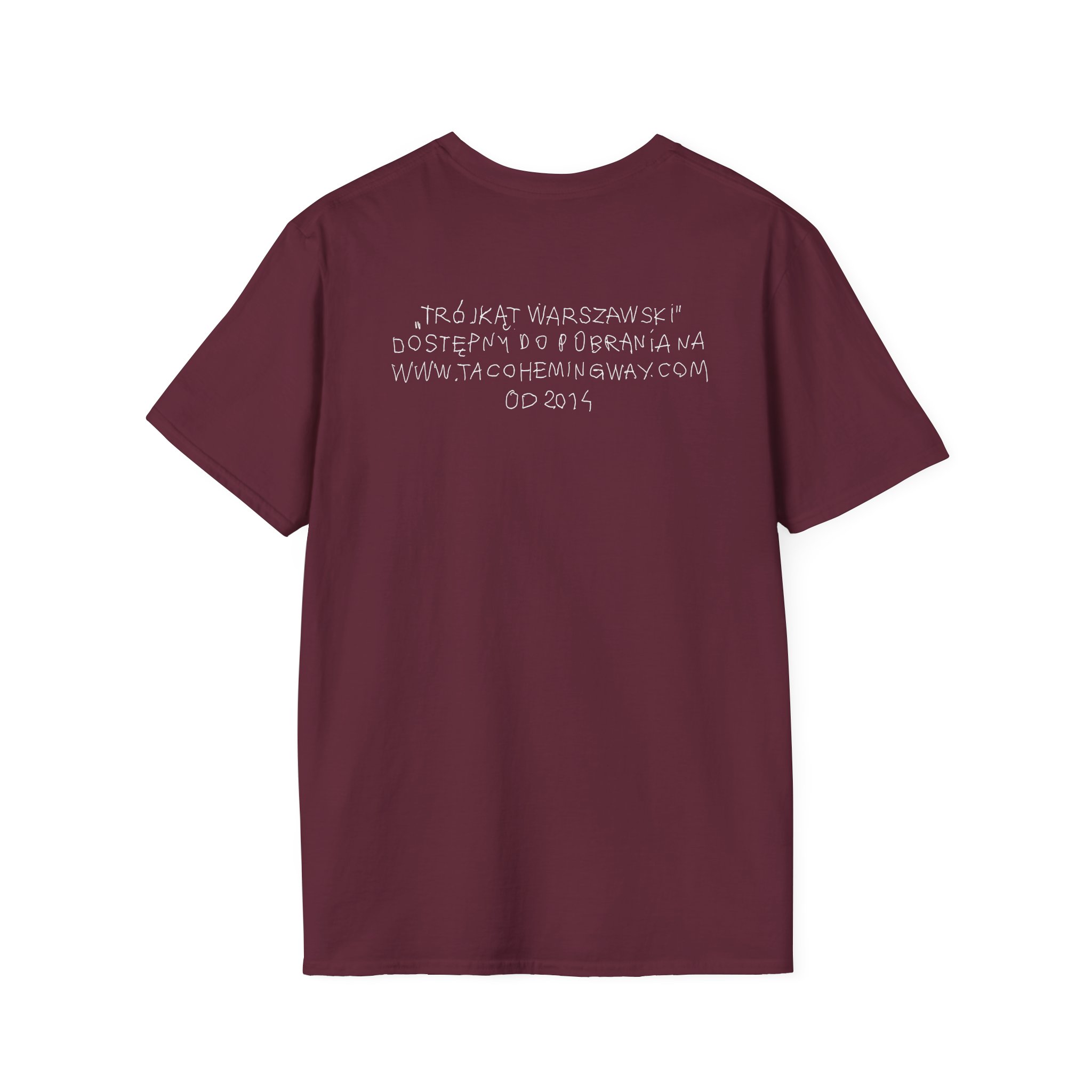 Taco Hemingway Warsaw Triangle Unisex Softstyle T-Shirt - Image 4
