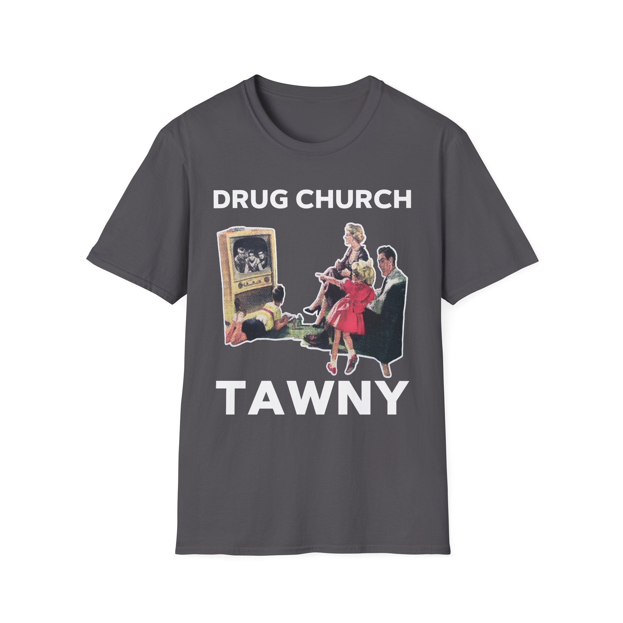 Drug Church TV Unisex Softstyle T-Shirt - Image 13