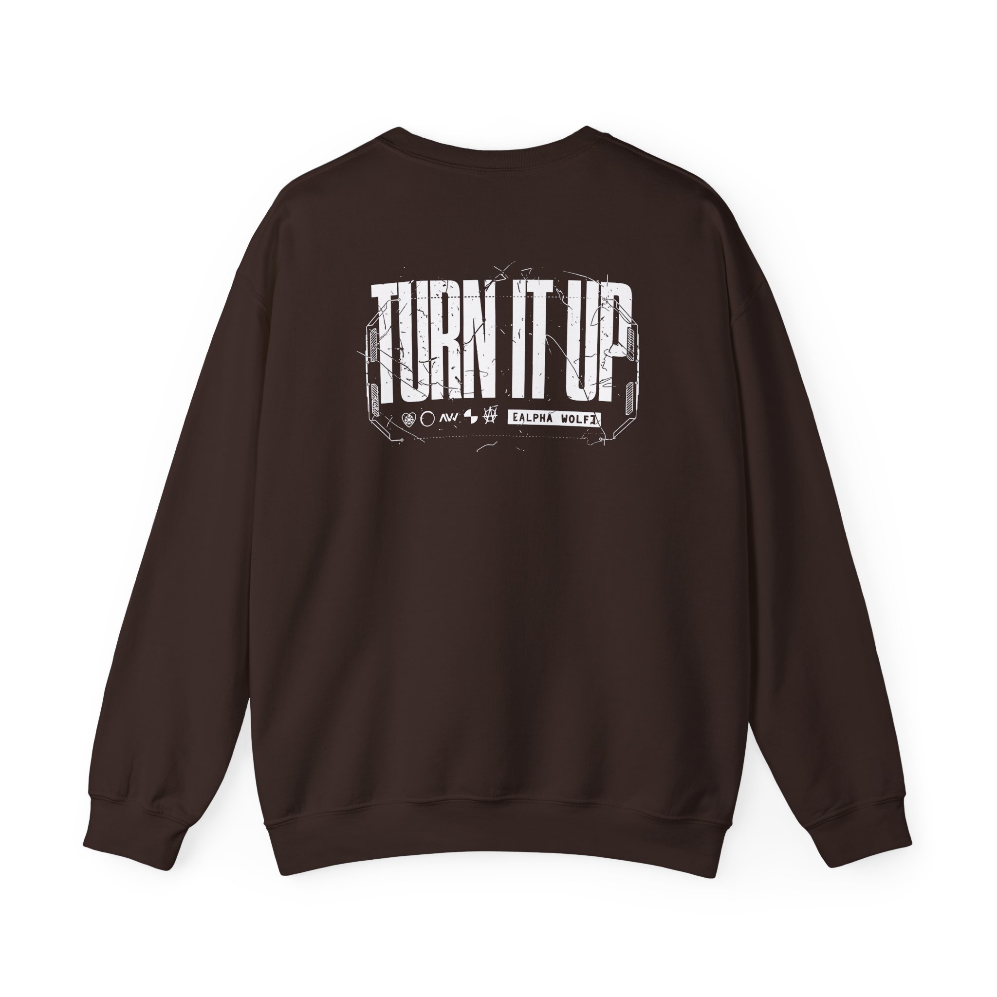 Alpha Wolf Turn It Up Unisex Heavy Blend™ Crewneck Sweatshirt - Image 6