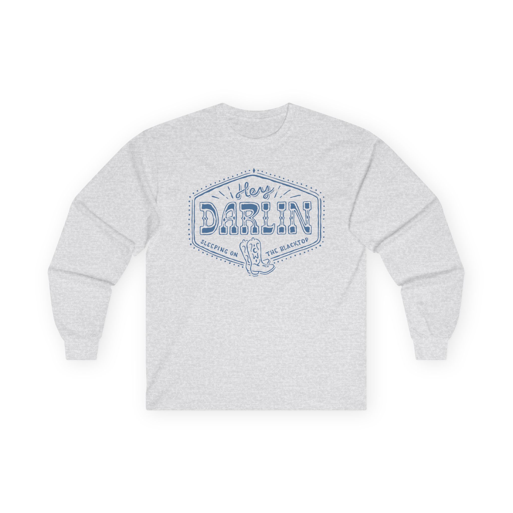 Colter Wall Hey Darlin Unisex Ultra Cotton Long Sleeve Tee - Image 3