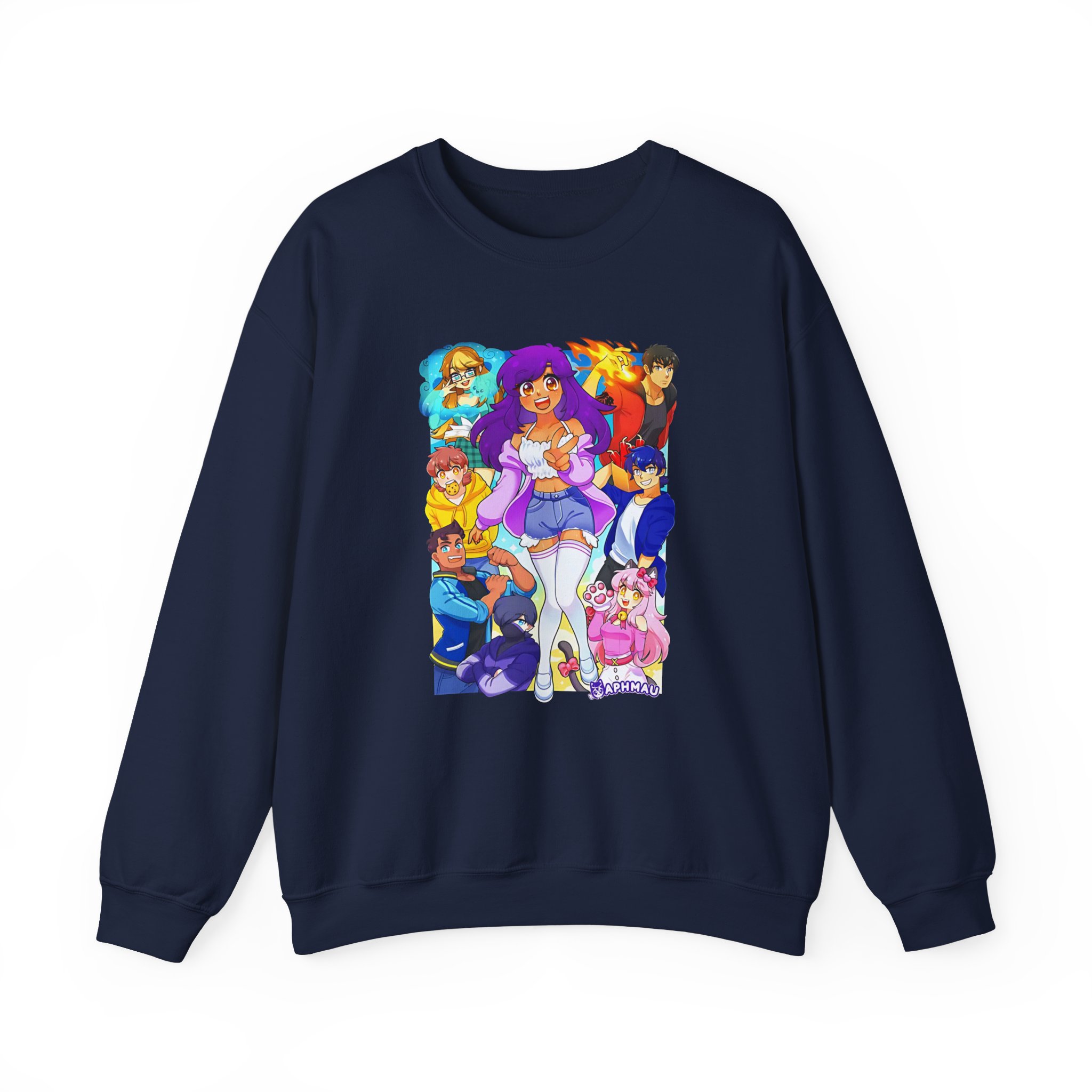 Aphmau & Friends Unisex Heavy Blend™ Crewneck Sweatshirt - Image 17