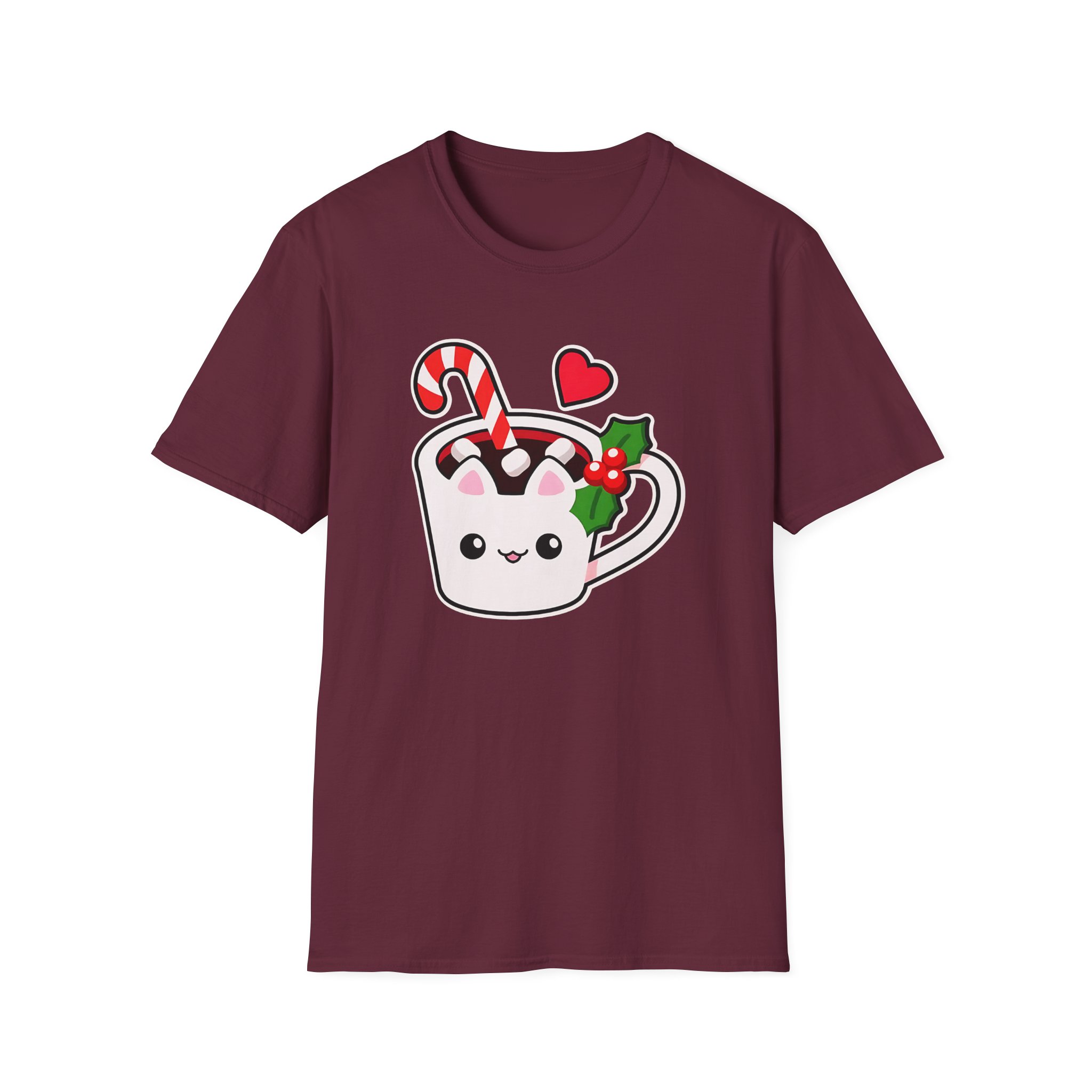 Aphmau Cocoa Holiday Unisex Softstyle T-Shirt - Image 3