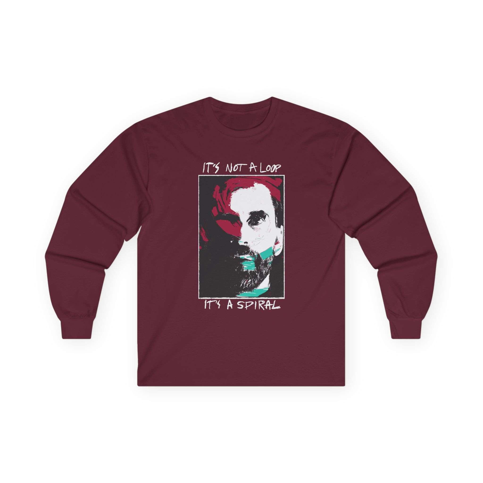 Alan Wake It's Not a Loop It's a Spiral Unisex Ultra Cotton Long Sleeve Tee - Image 3