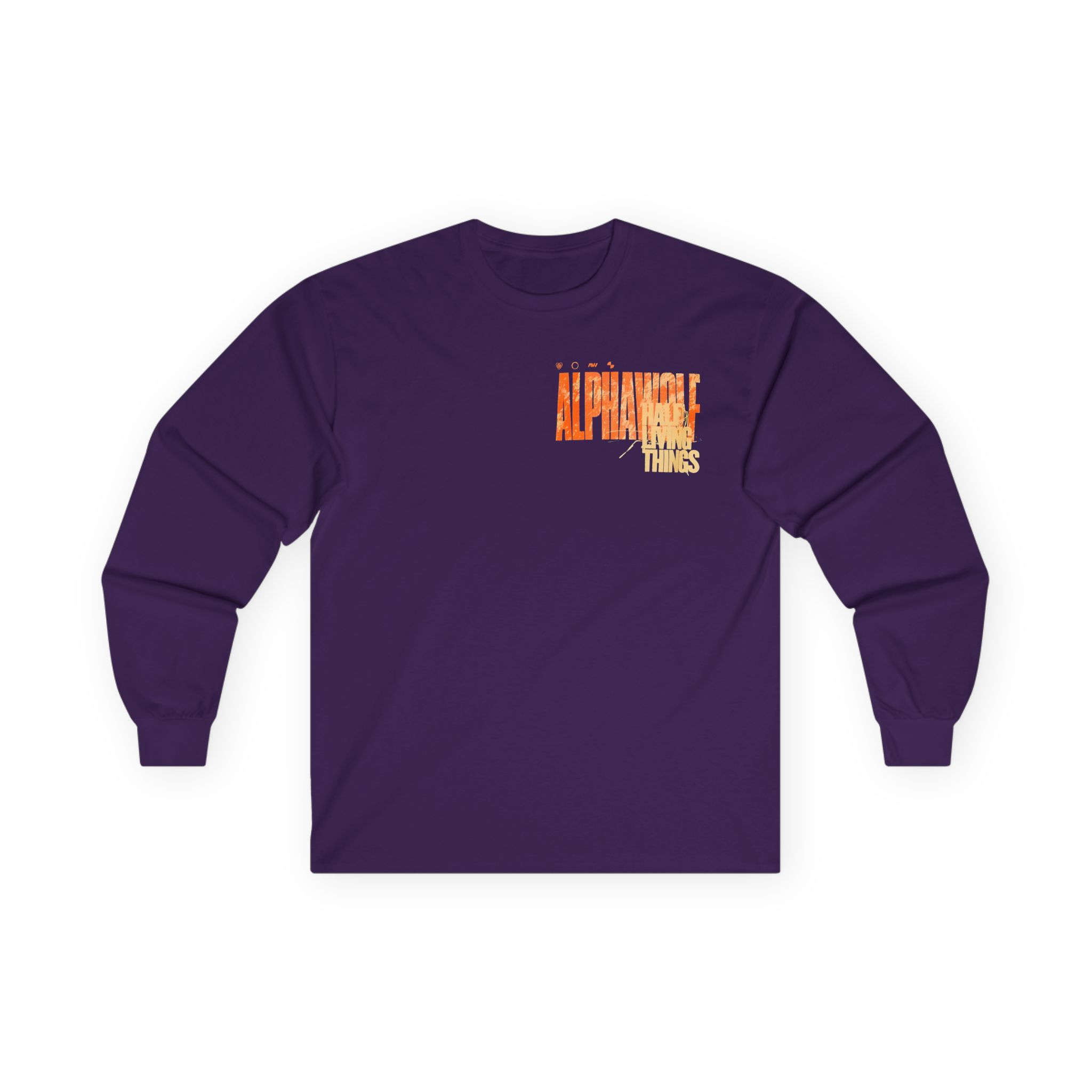 Alpha Wolf Clock Unisex Ultra Cotton Long Sleeve Tee - Image 9