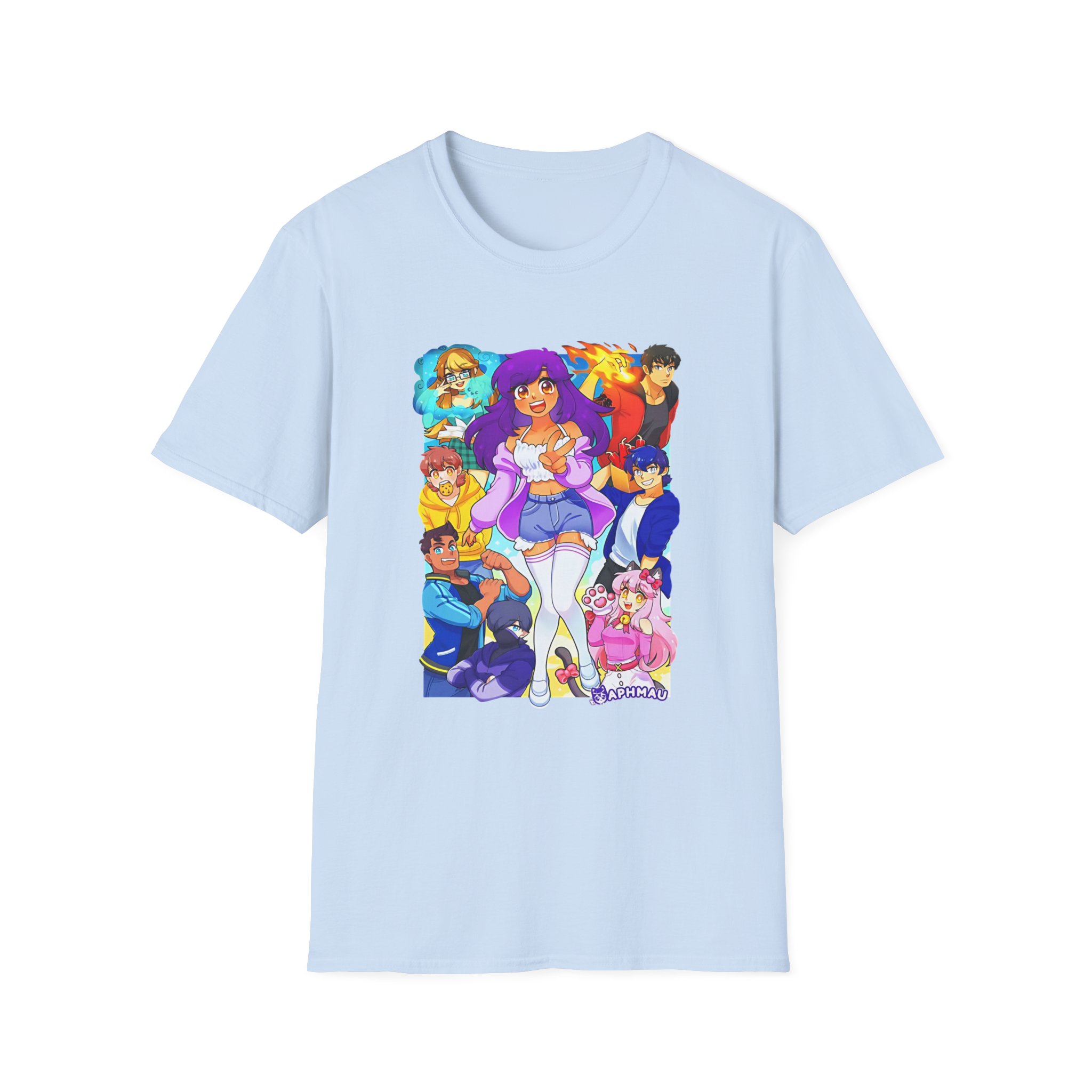 Aphmau & Friends Unisex Softstyle T-Shirt - Image 19