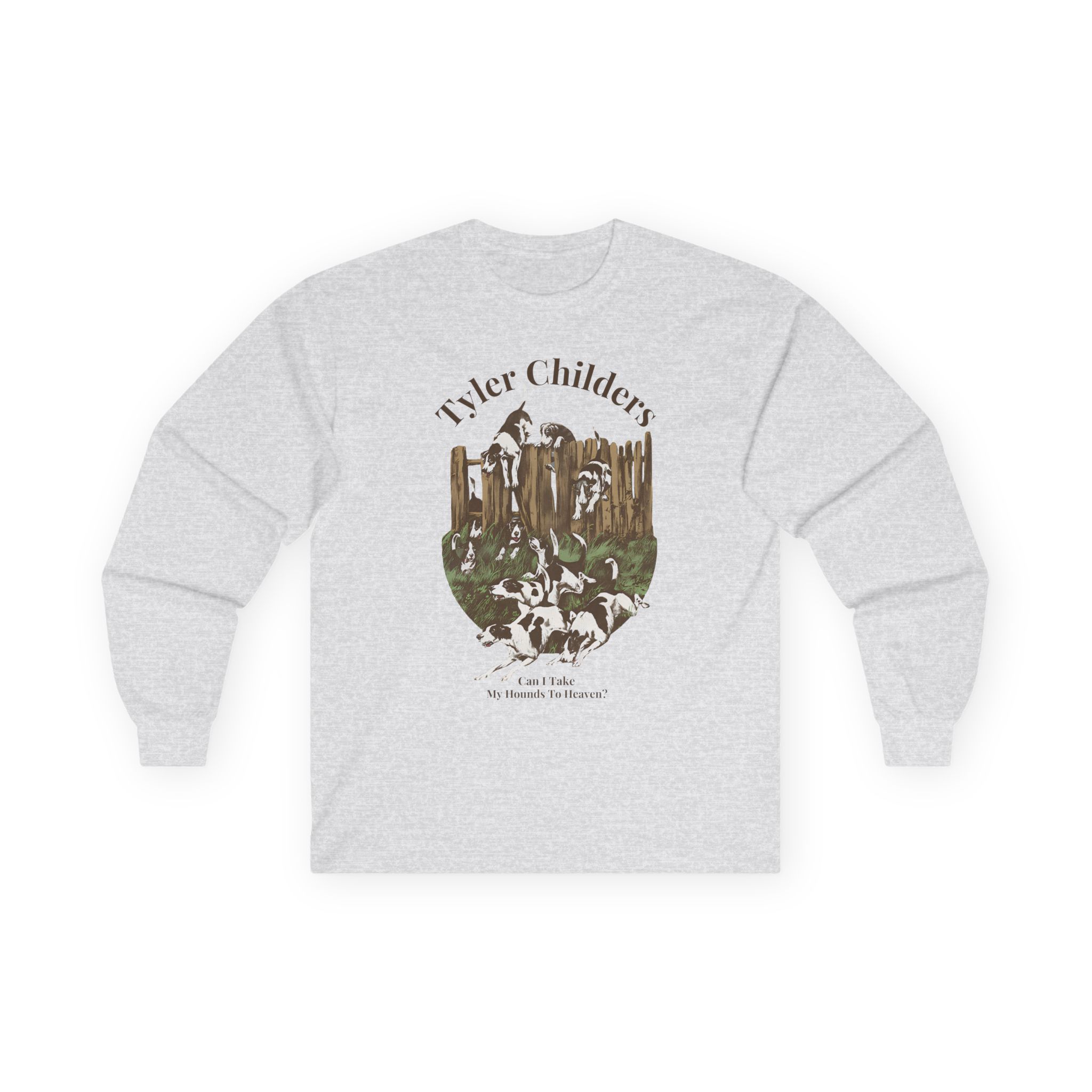 Tyler Childers Grey Hounds Unisex Ultra Cotton Long Sleeve Tee - Image 5
