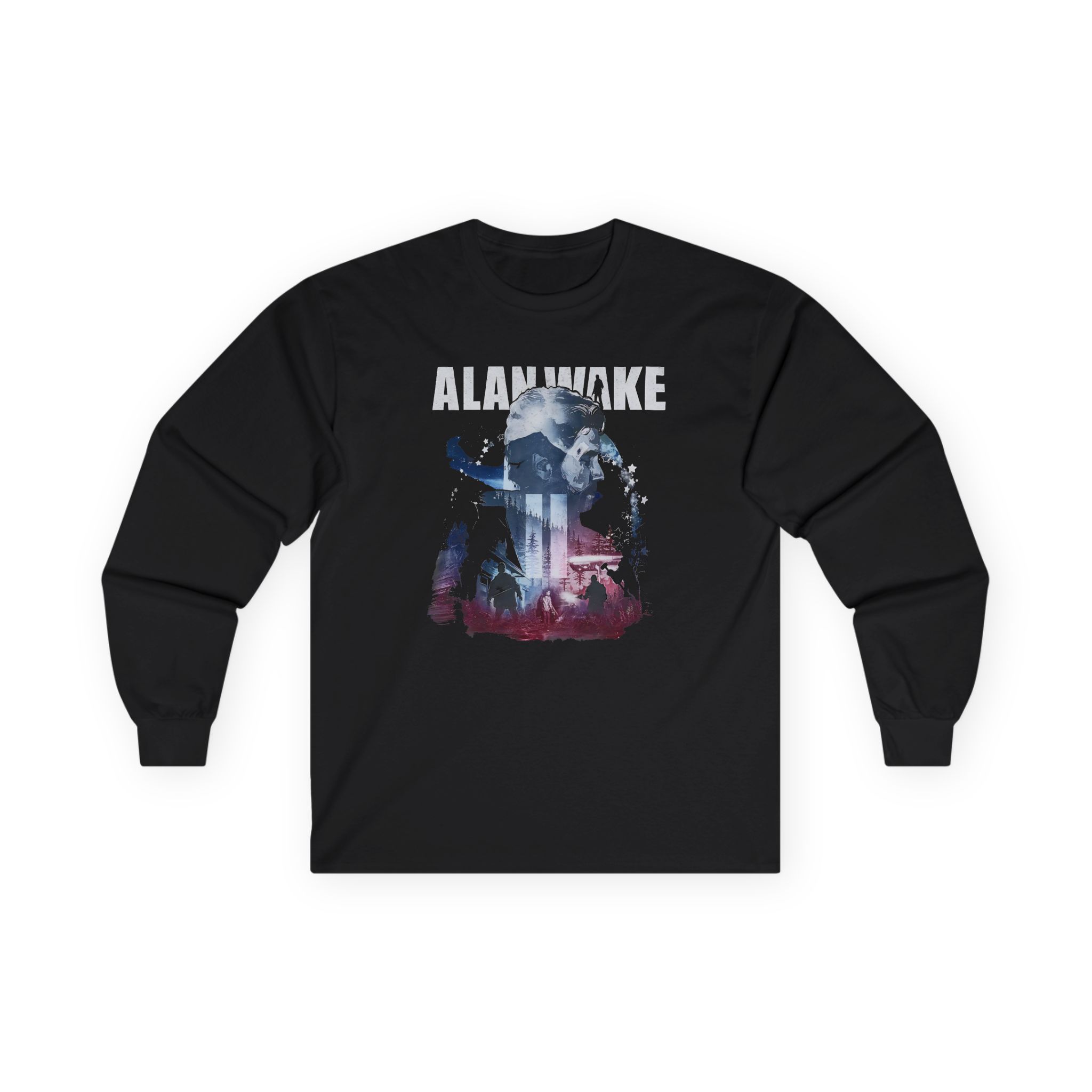 Alan Wake Custom Design Unisex Ultra Cotton Long Sleeve Tee