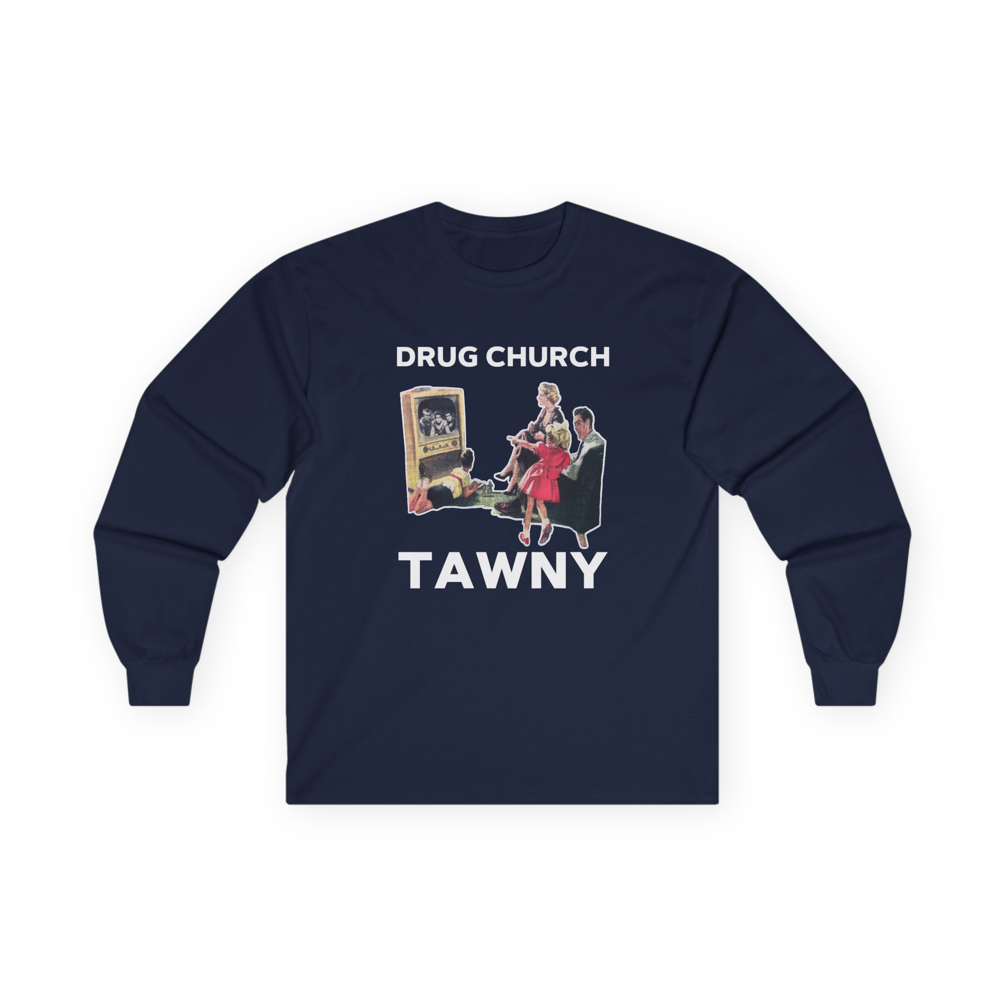 Drug Church TV Unisex Ultra Cotton Long Sleeve Tee - Image 9