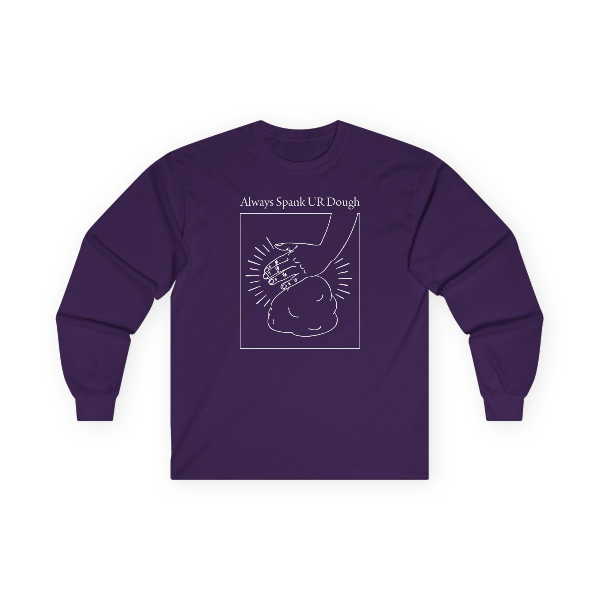 Joshua Weissman Always Spank Ur Dough Unisex Ultra Cotton Long Sleeve Tee - Image 15