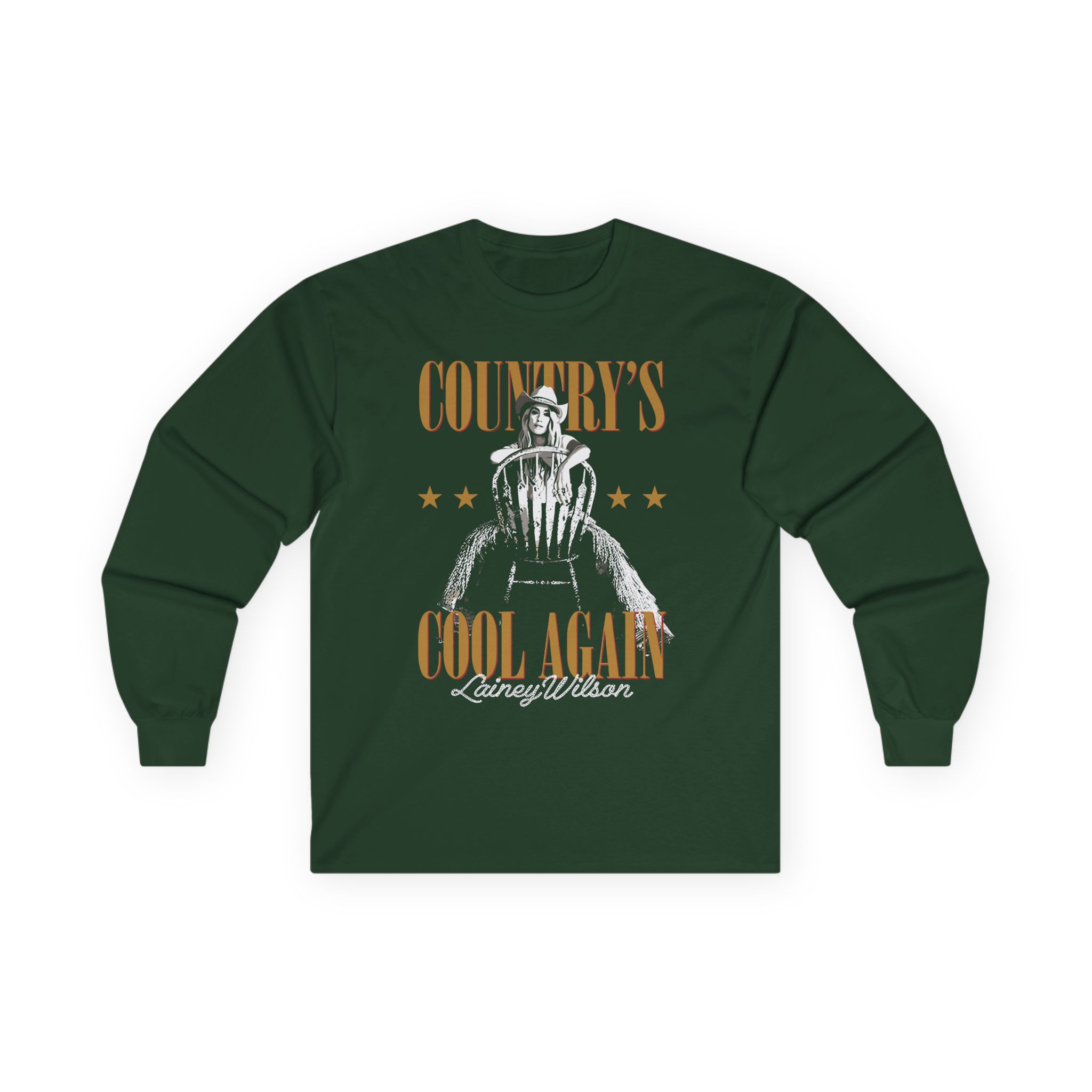 Lainey Wilson Country's Cool Again Unisex Ultra Cotton Long Sleeve Tee - Image 7
