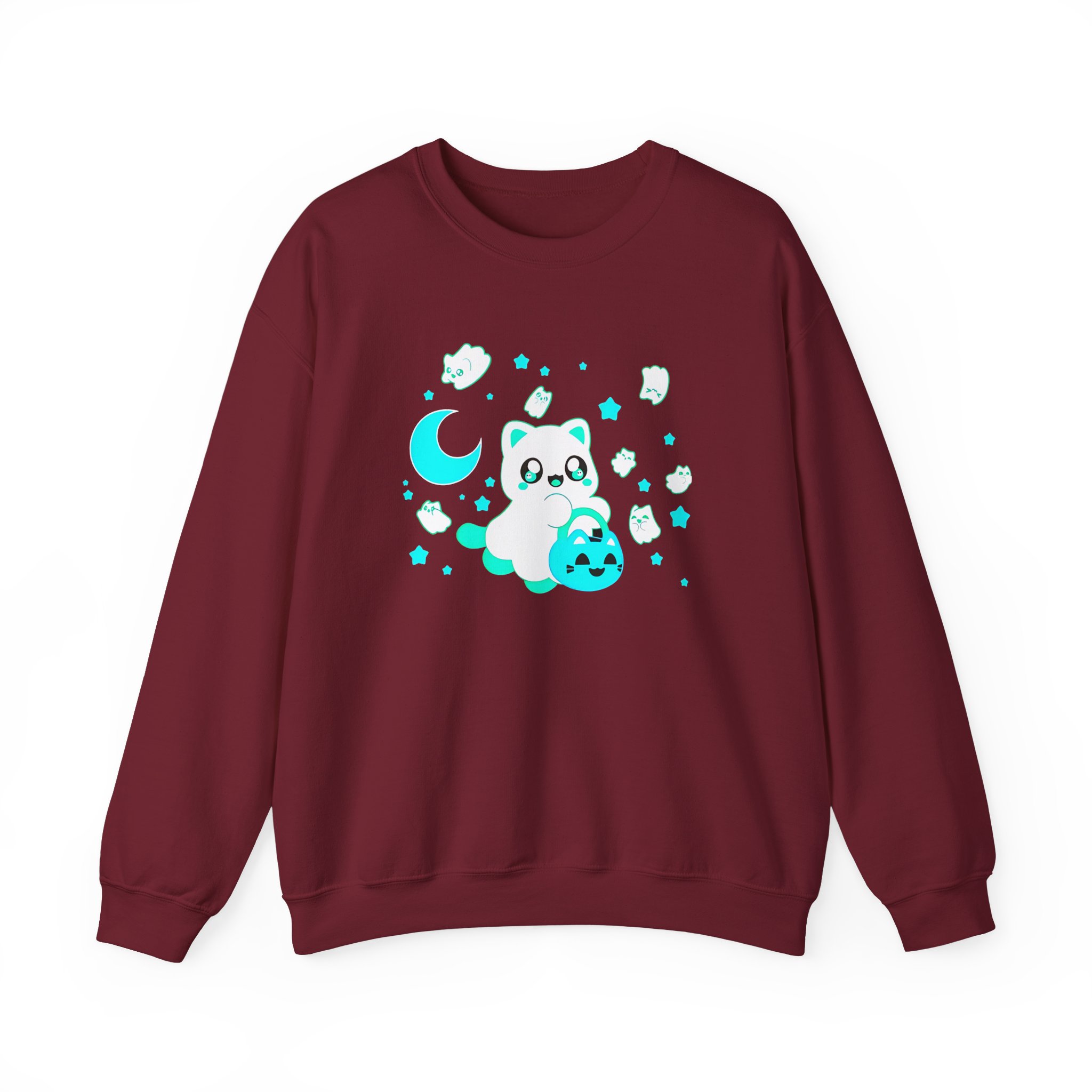 Aphmau Ghost Cat Unisex Heavy Blend™ Crewneck Sweatshirt - Image 25