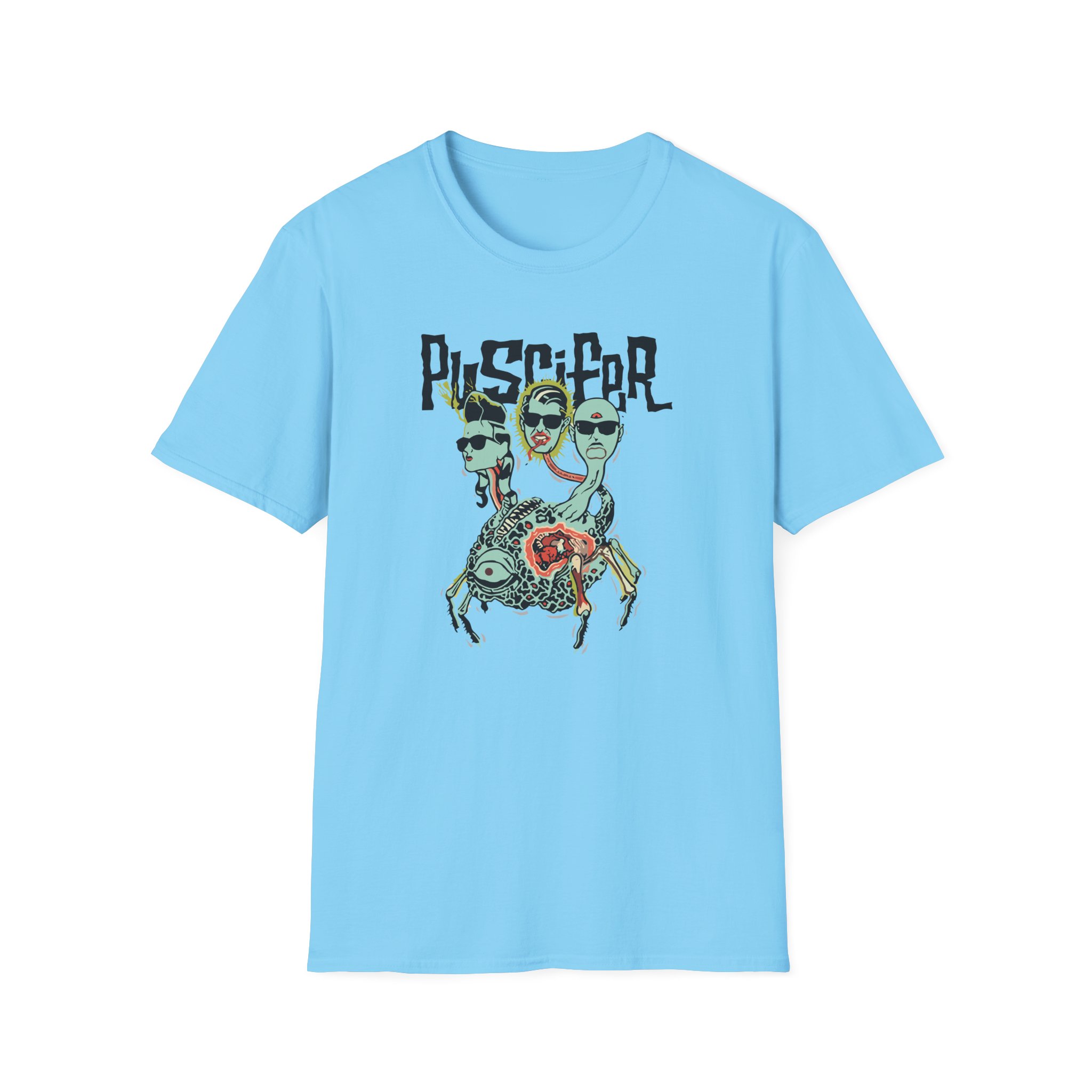Puscifer Global Probing Unisex Softstyle T-Shirt - Image 15