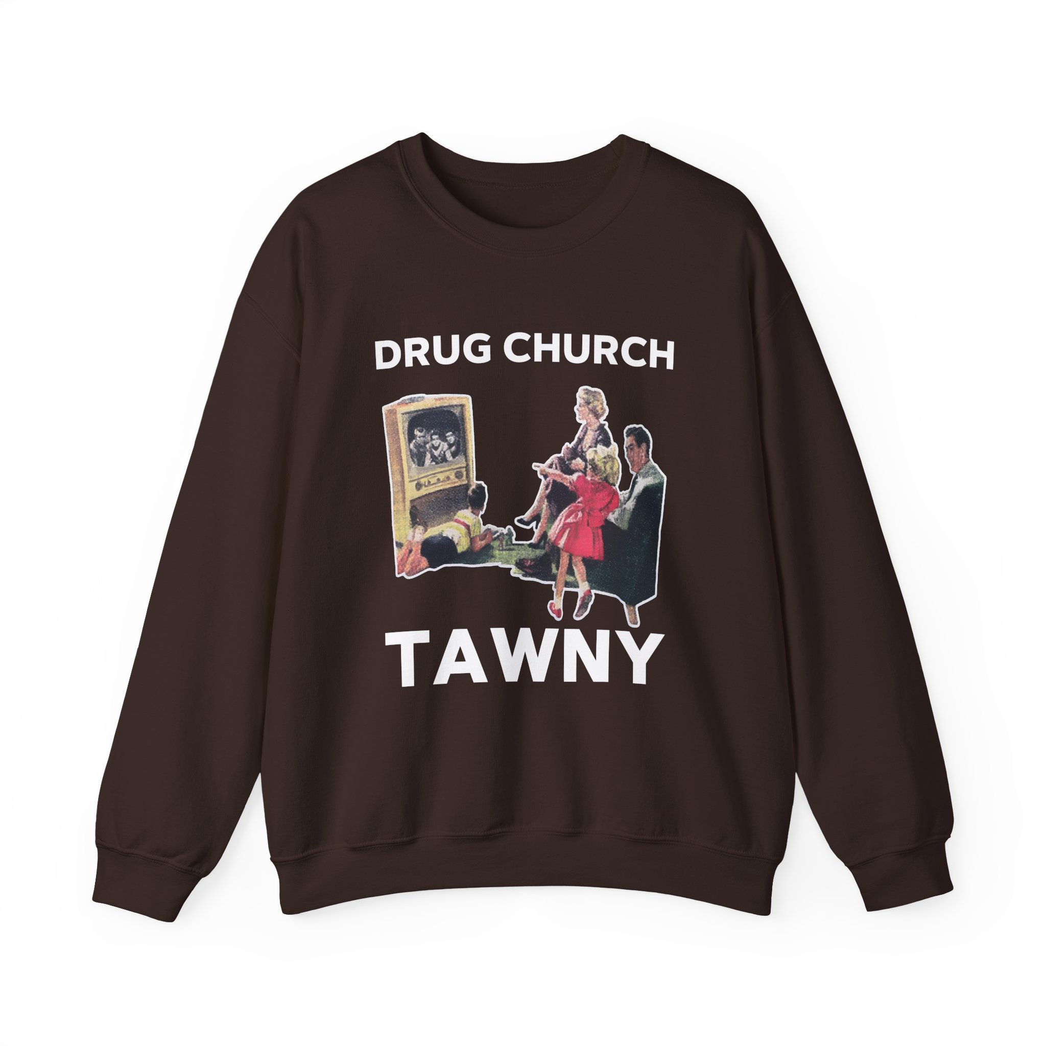 Drug Church TV Unisex Heavy Blend™ Crewneck Sweatshirt - Image 7