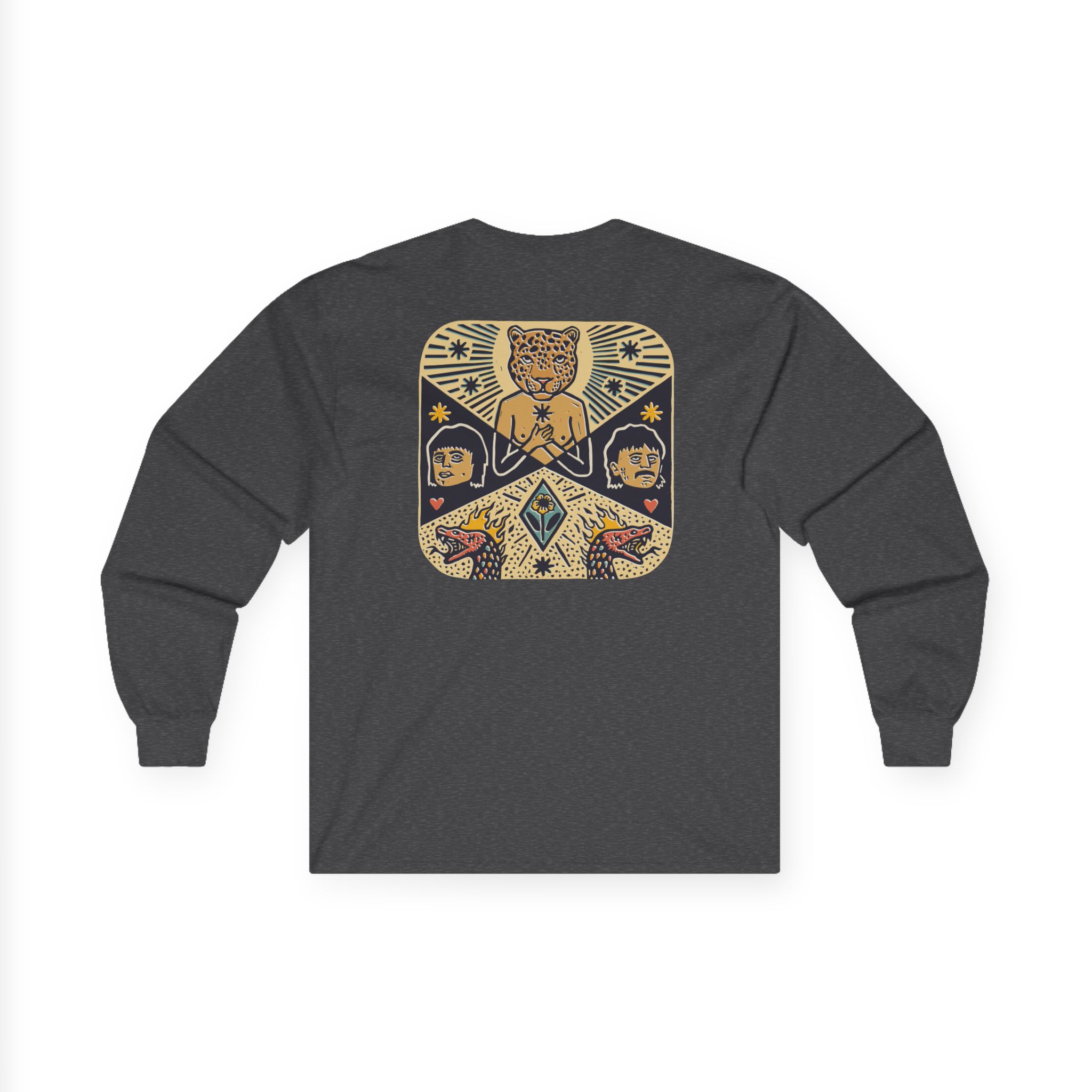 Lime Cordiale Pedestal Unisex Ultra Cotton Long Sleeve Tee - Image 10