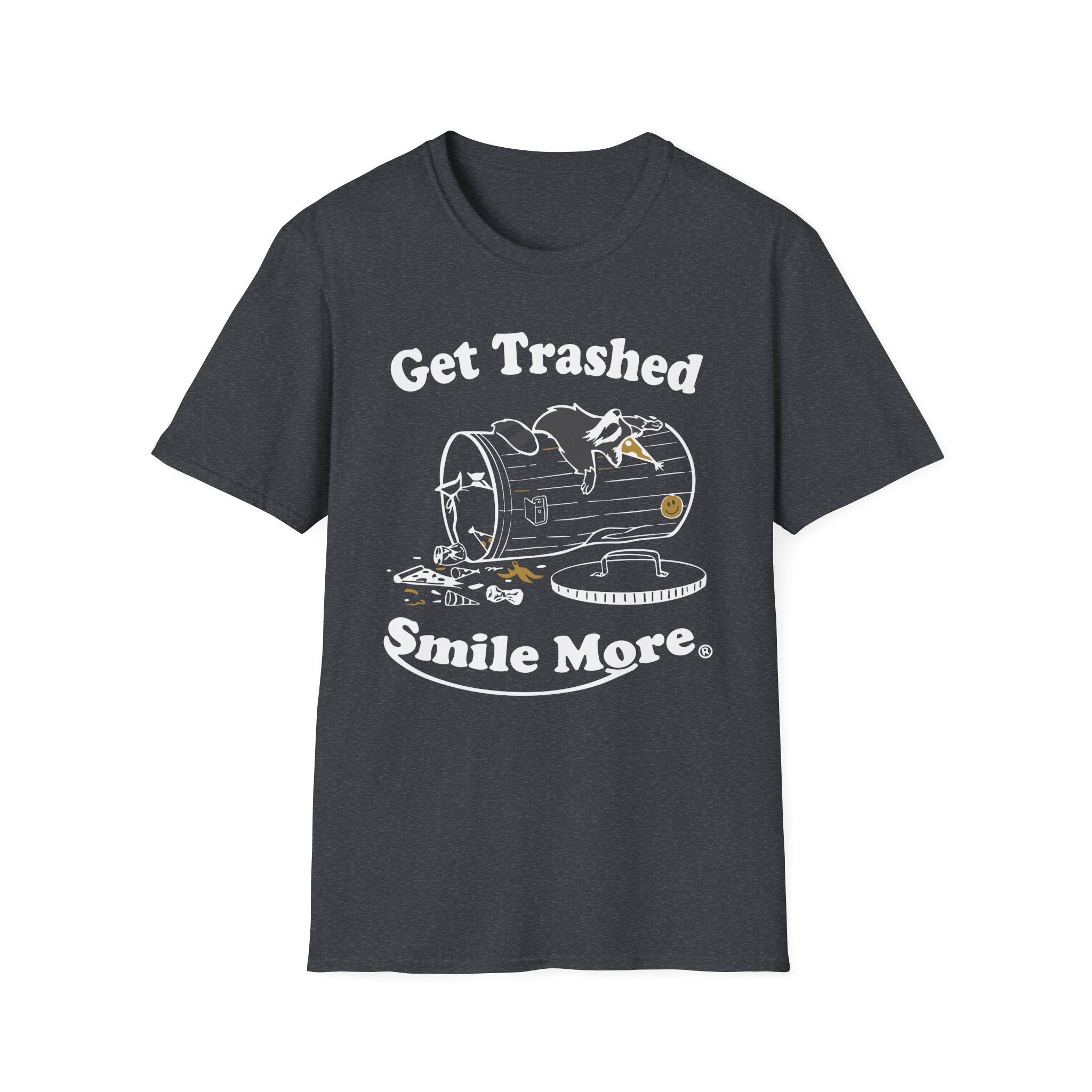Roman Atwood Get Trashed Unisex Softstyle T-Shirt - Image 15