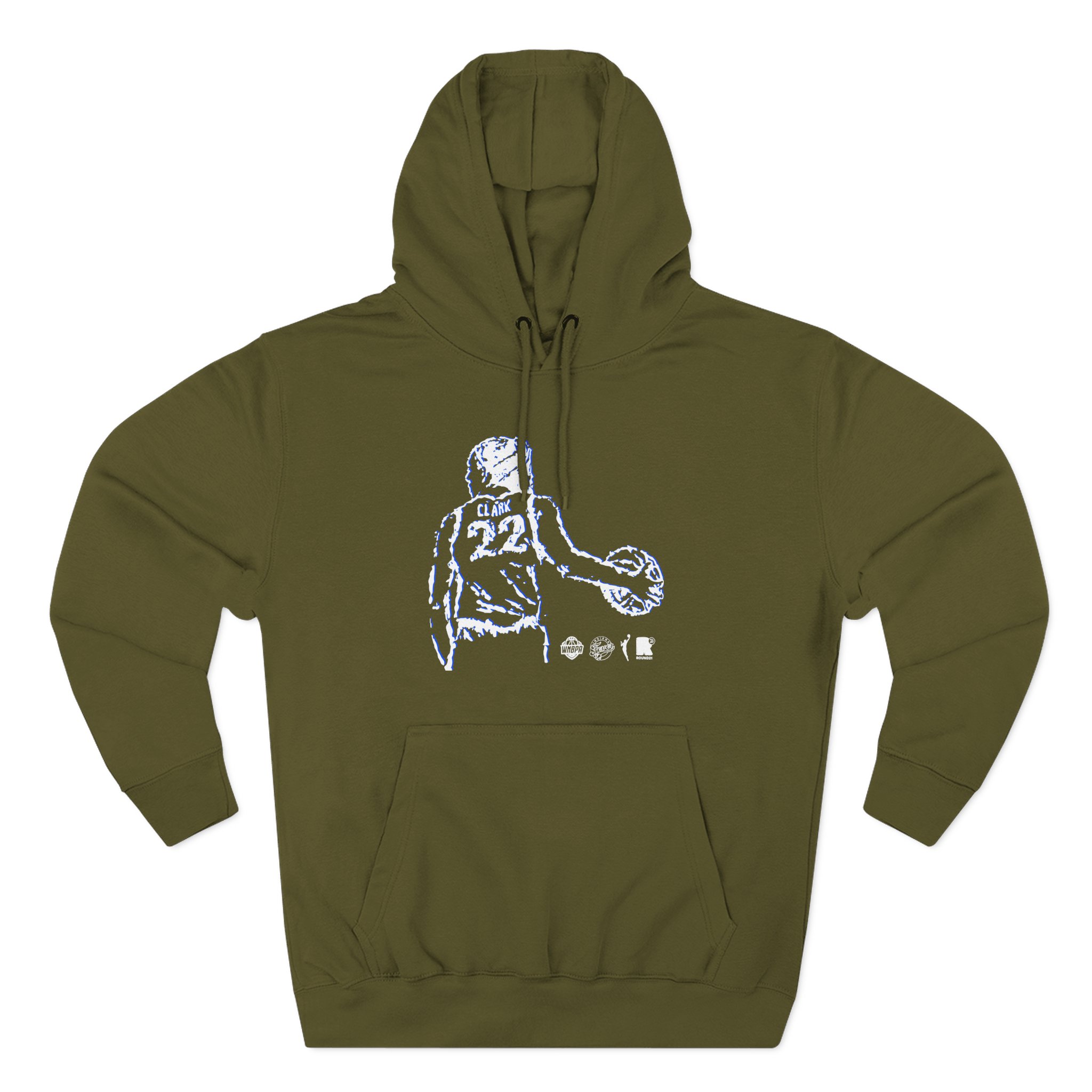 Caitlin Clark Adult Indiana Fever Three-Panel Fleece Hoodie - Image 5