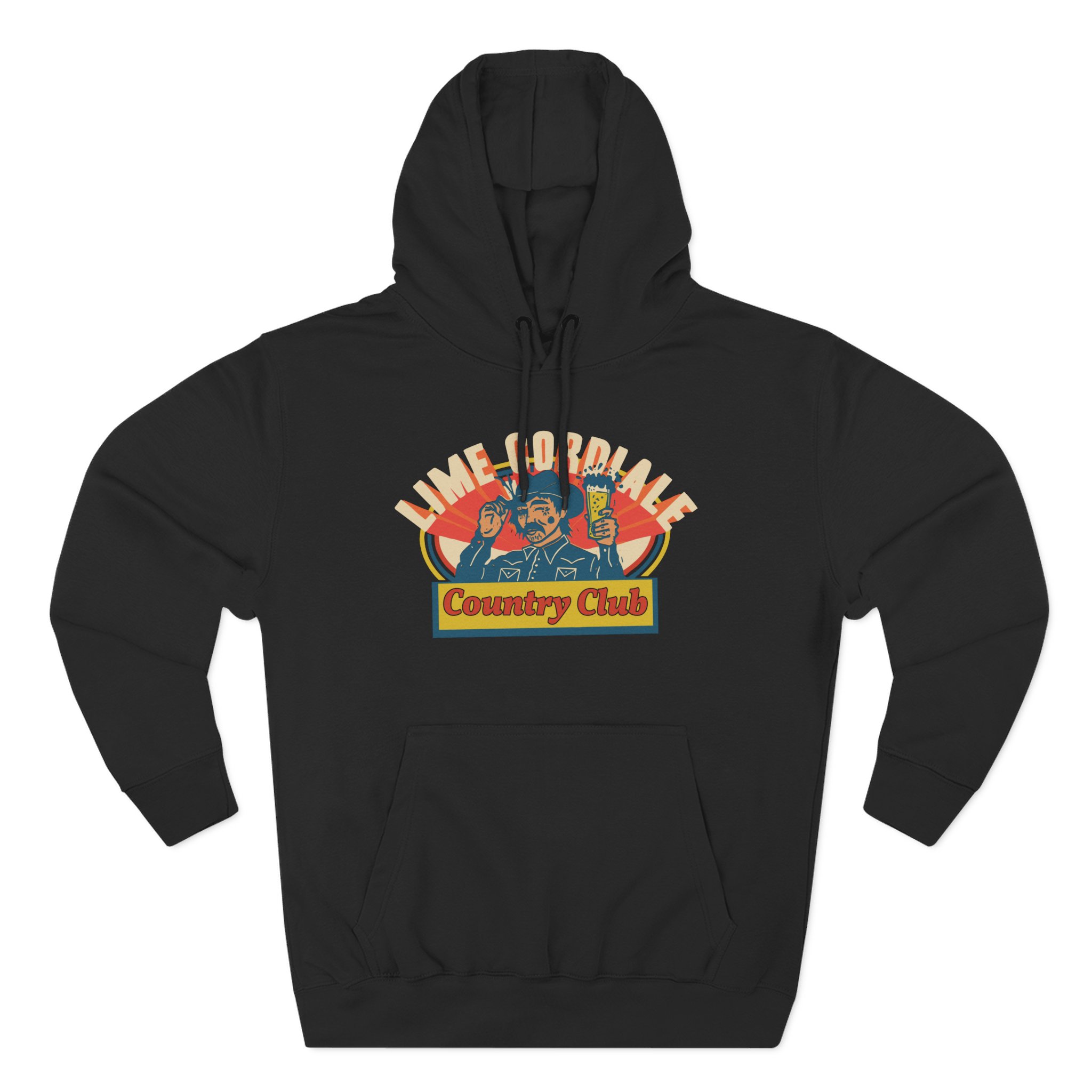 Lime Cordiale Country Club Three-Panel Fleece Hoodie - Image 5