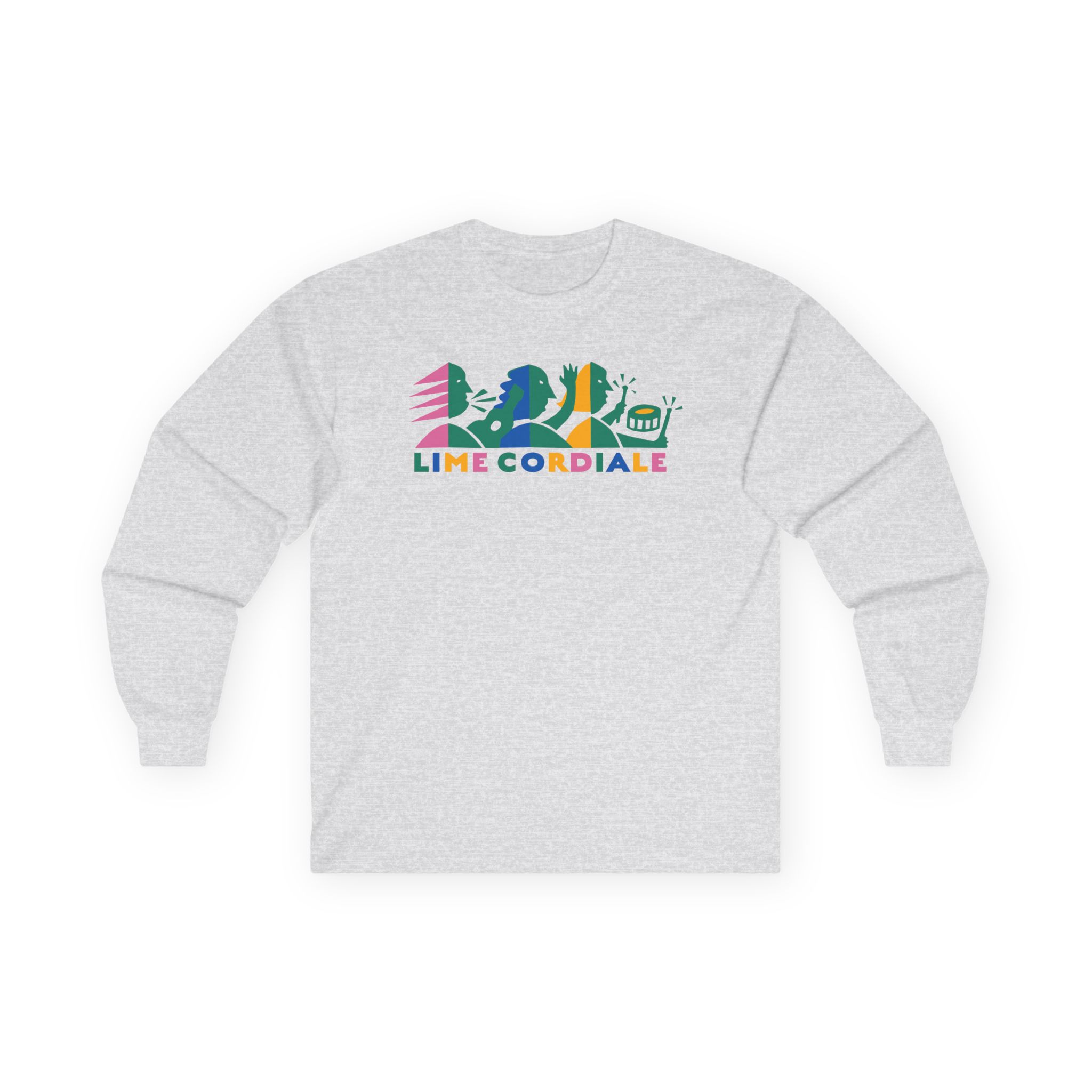 Lime Cordiale Logo Unisex Ultra Cotton Long Sleeve Tee - Image 3